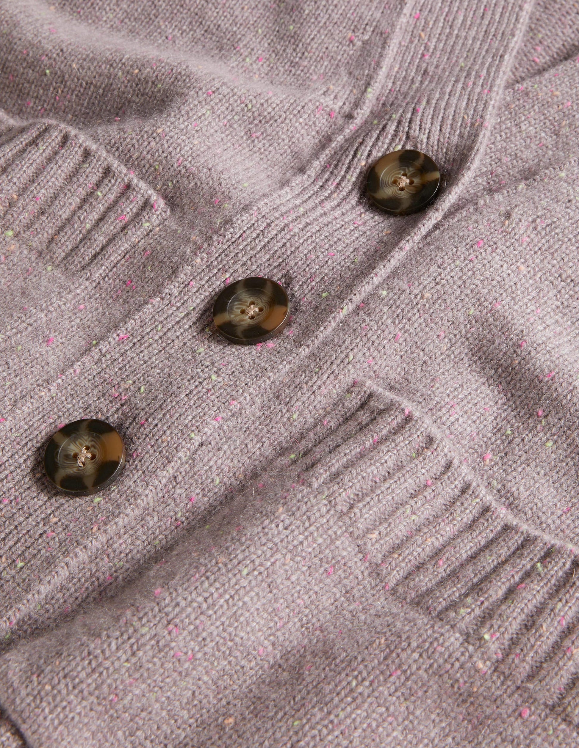 Cashmere Rib Cardigan-Grey, Multi Nep-7