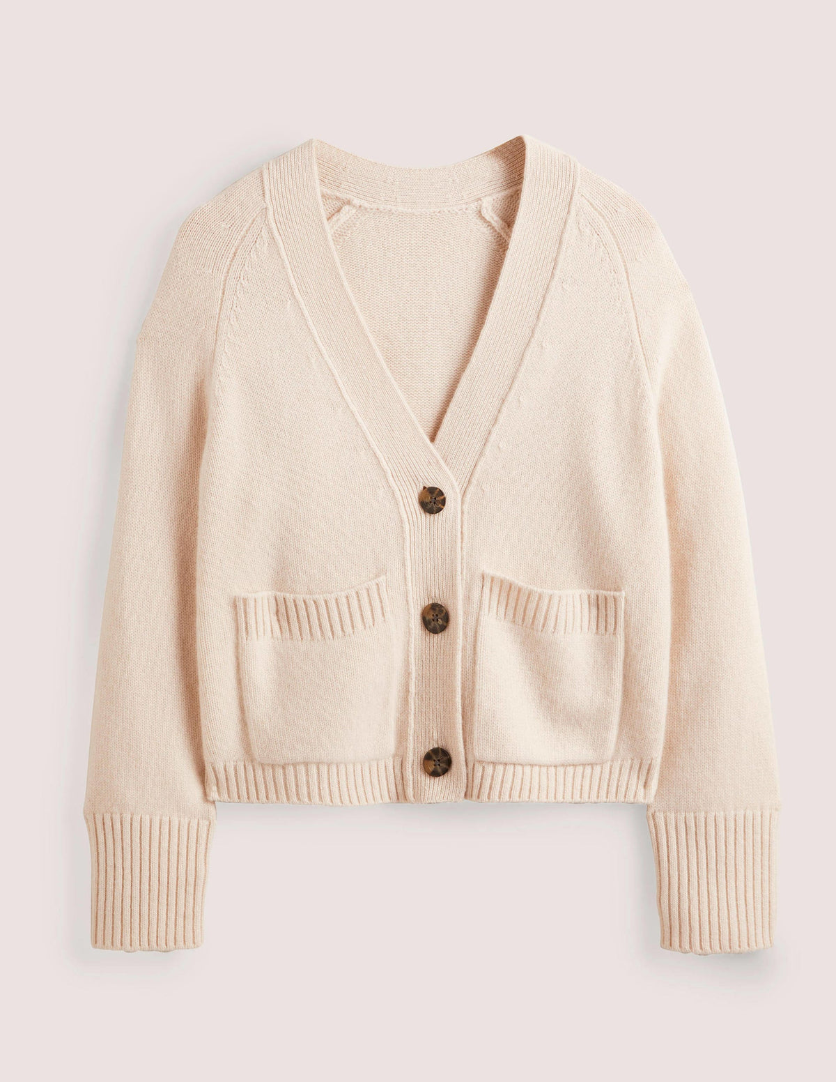 Cashmere Rib Cardigan-Rope - Image 5