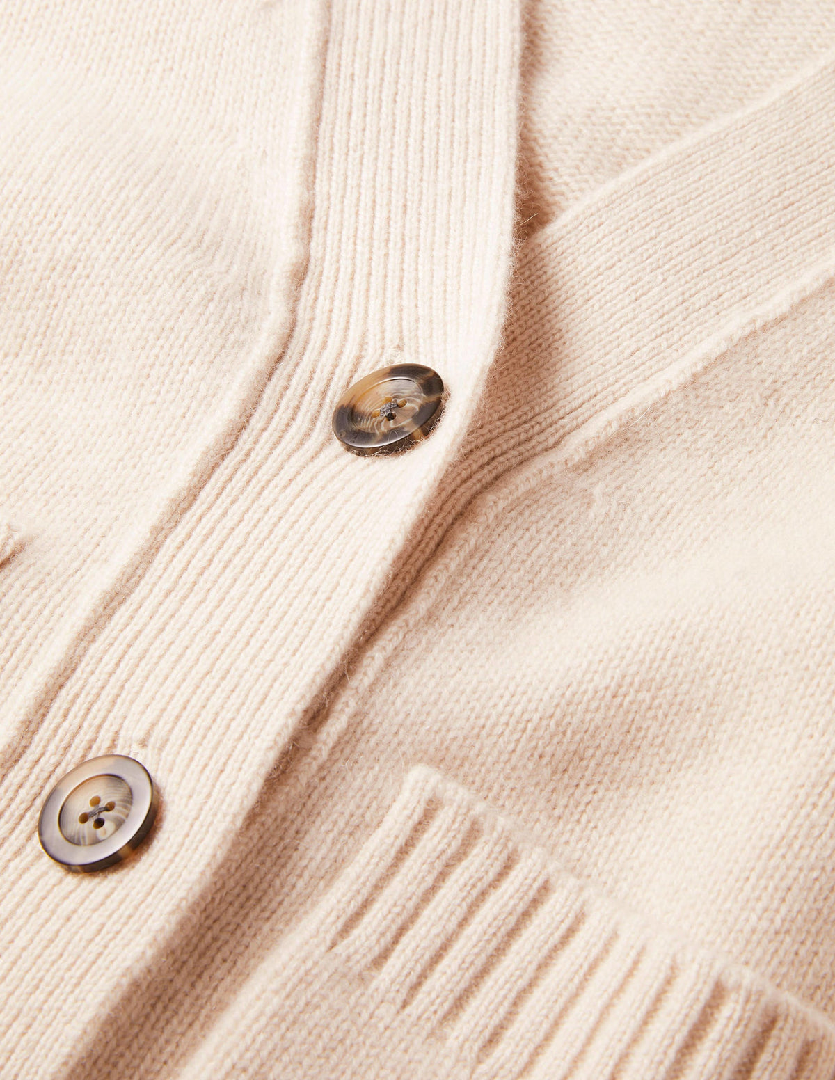Cashmere Rib Cardigan-Rope - Image 6