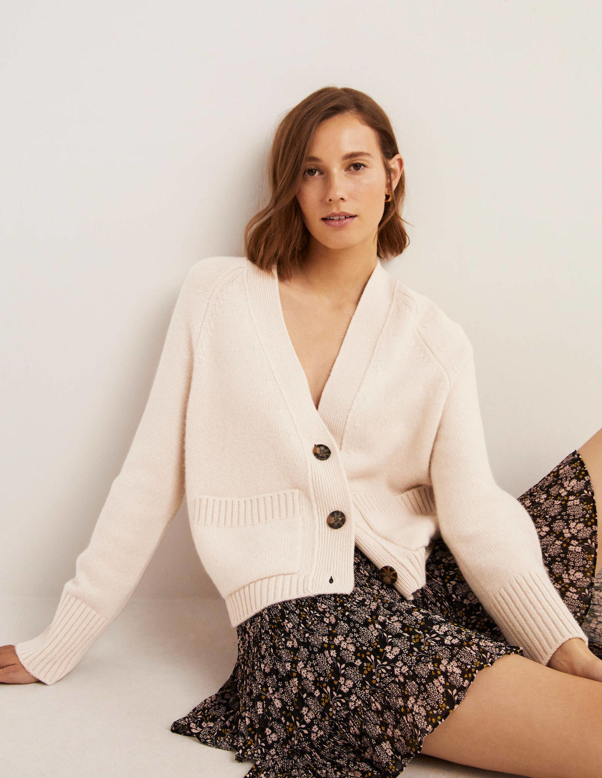 Cashmere Rib Cardigan-Rope-1