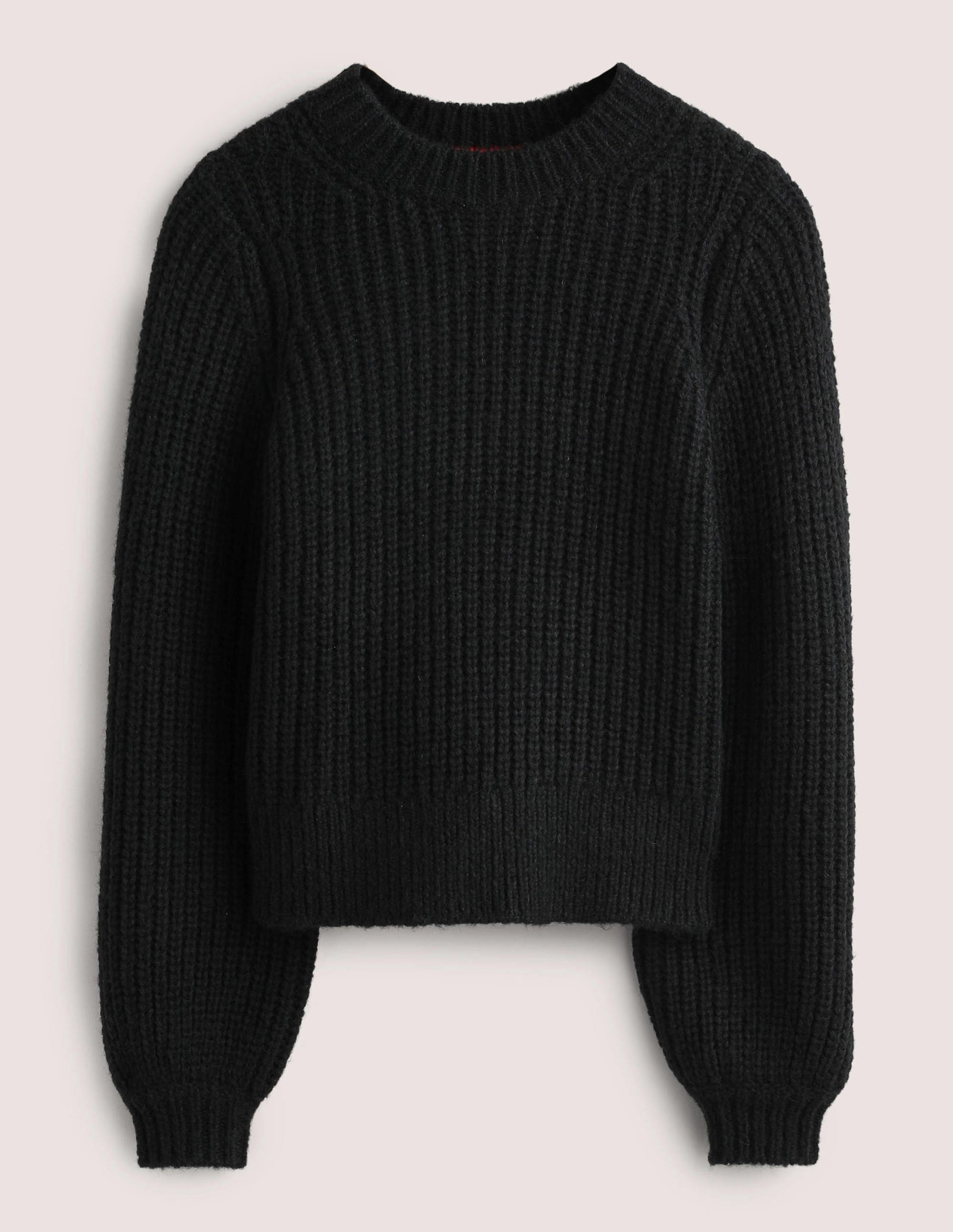 Chunky Ribbed Jumper-Black-6