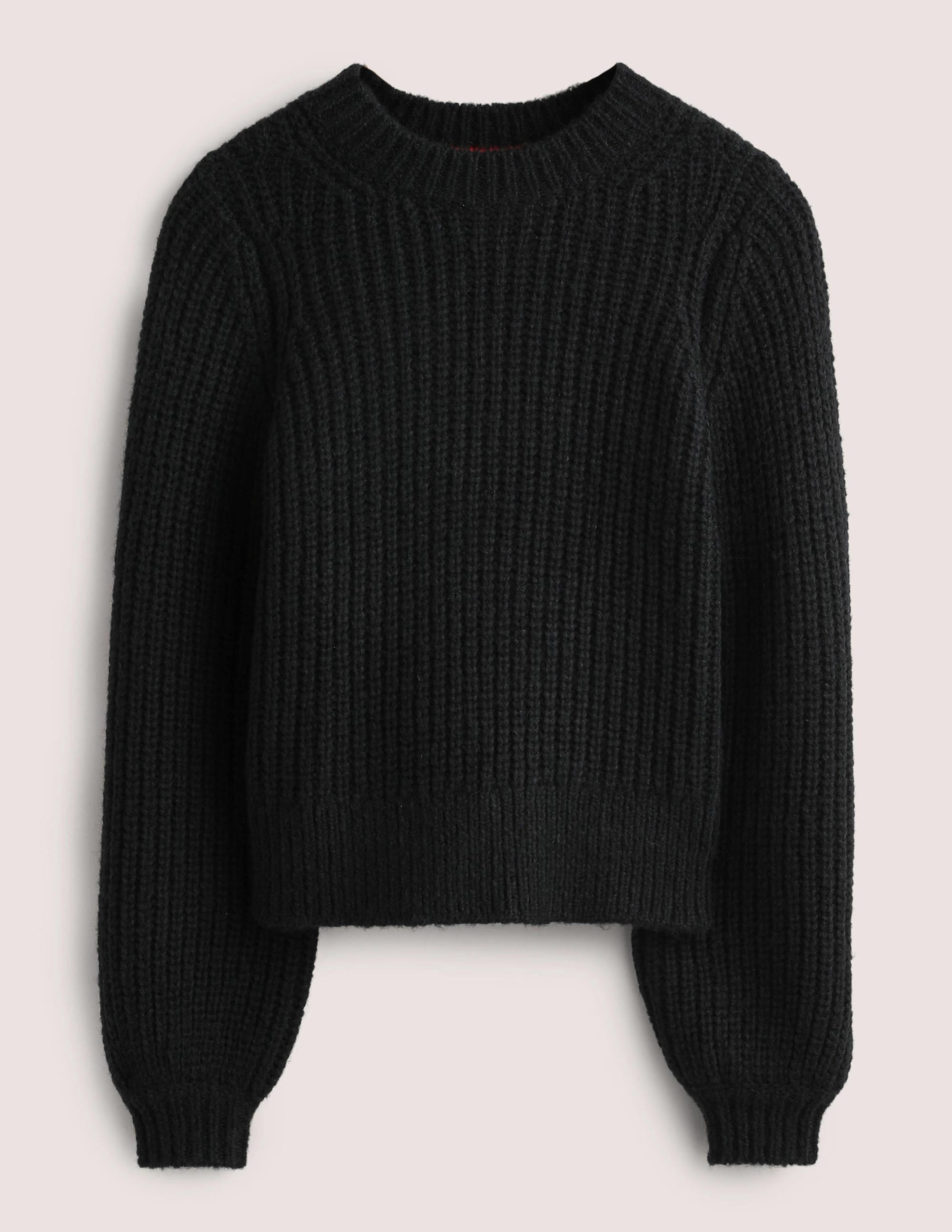 Chunky Ribbed Jumper-Black - Image 6