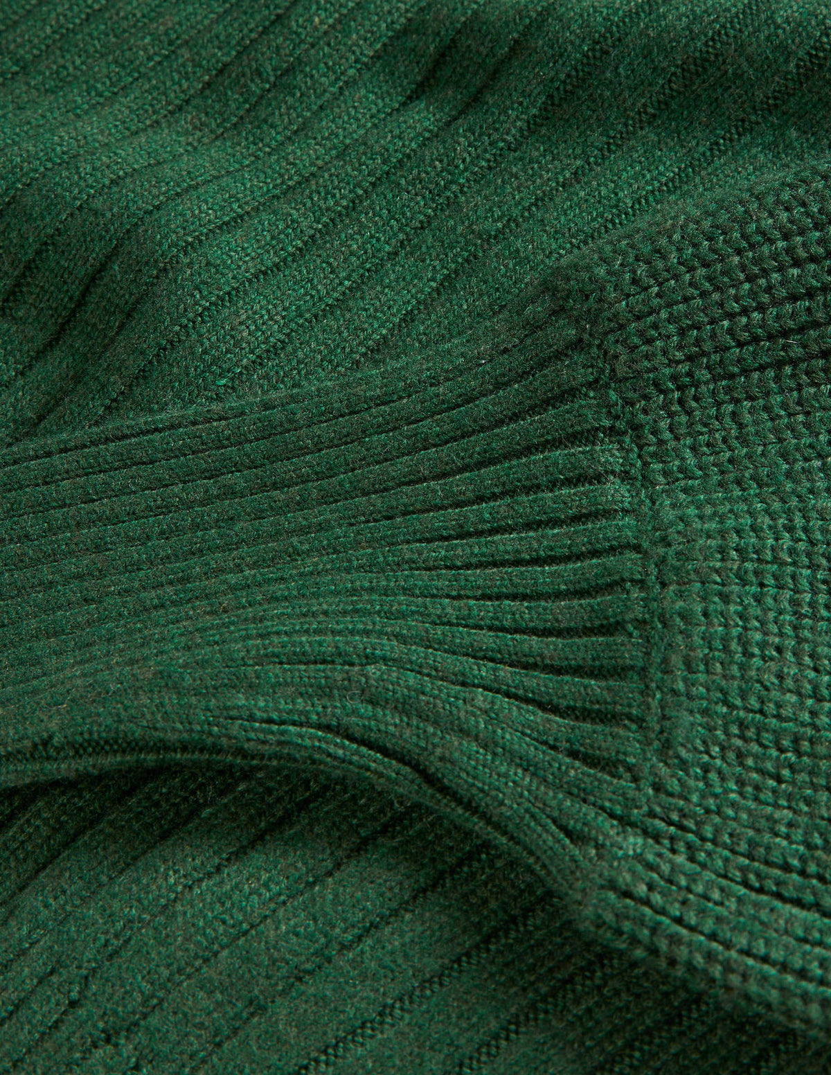 Sweetheart Neck Blouson Jumper-Hunter Green - Image 7
