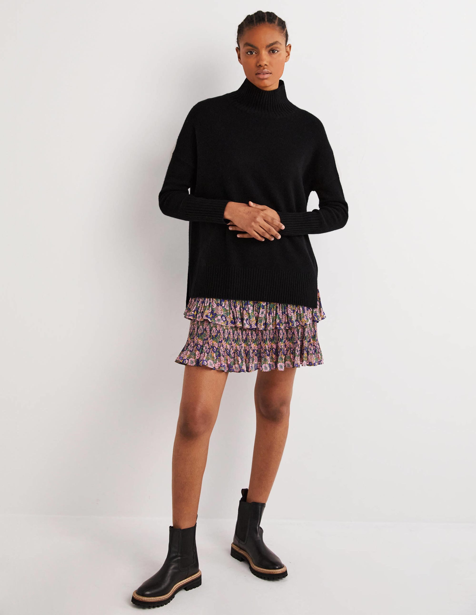 Jessica Oversized Jumper-Black - Image 1
