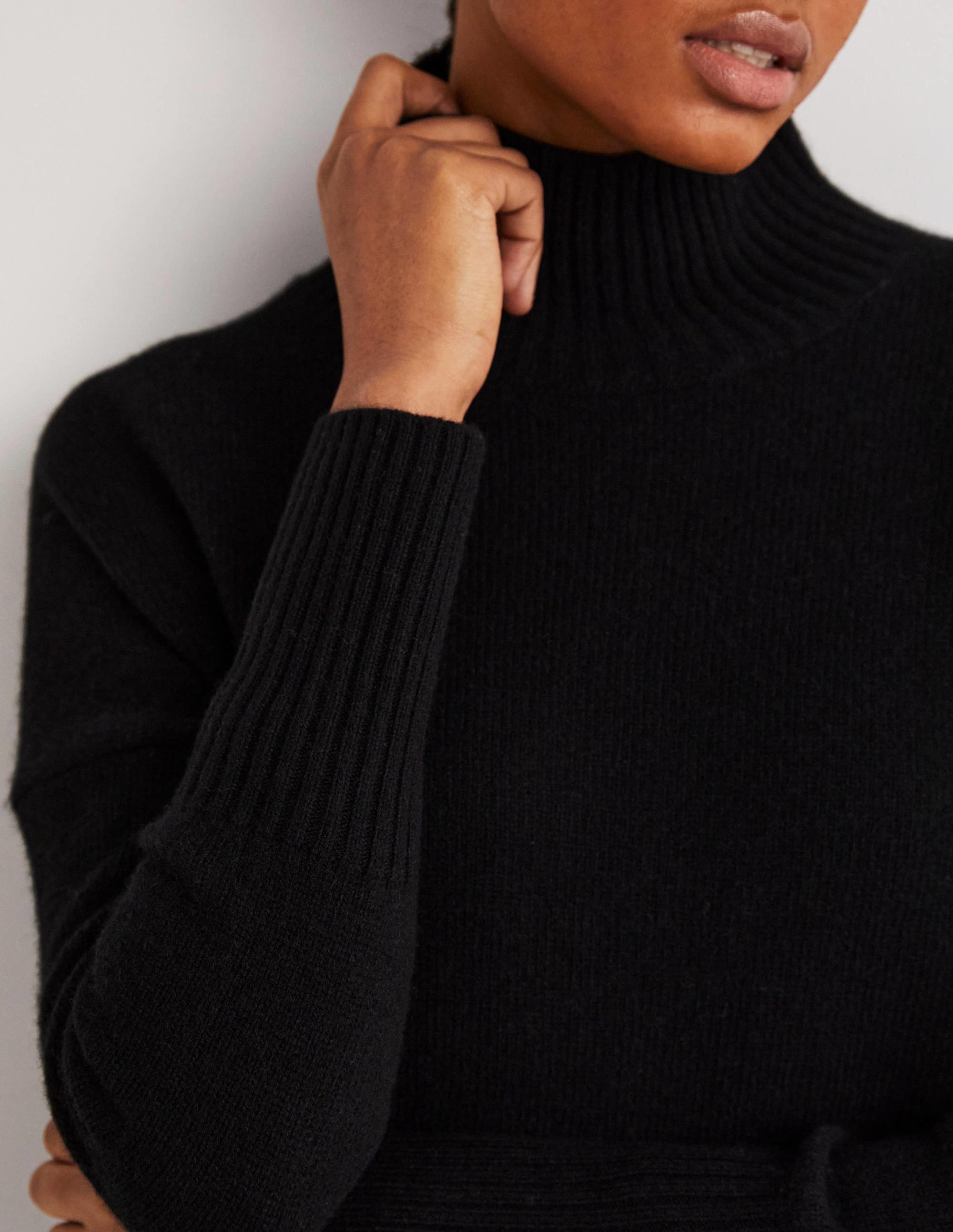 Jessica Oversized Jumper-Black - Image 2