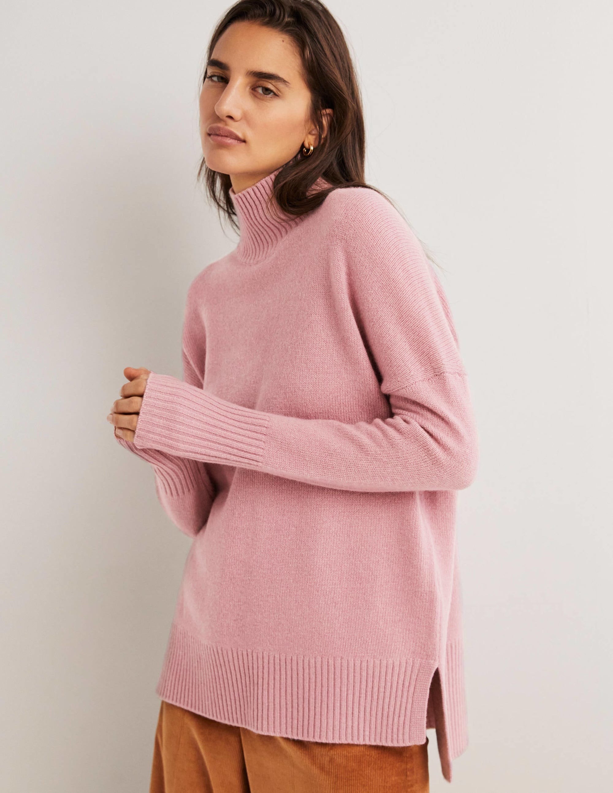Jessica Oversized Jumper-Violet Purple - Image 1