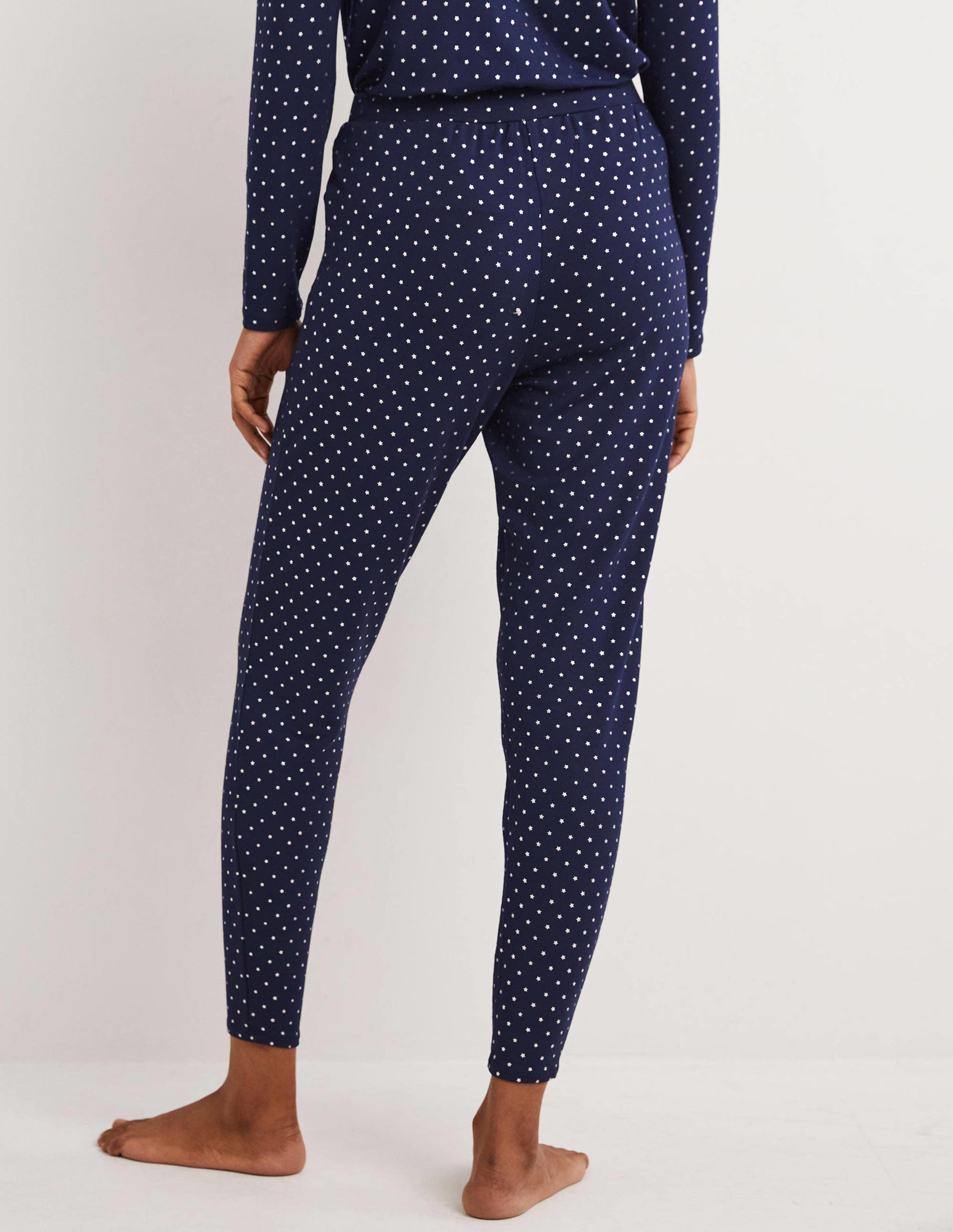 Jersey Bottoms-French Navy, Silver Star-3