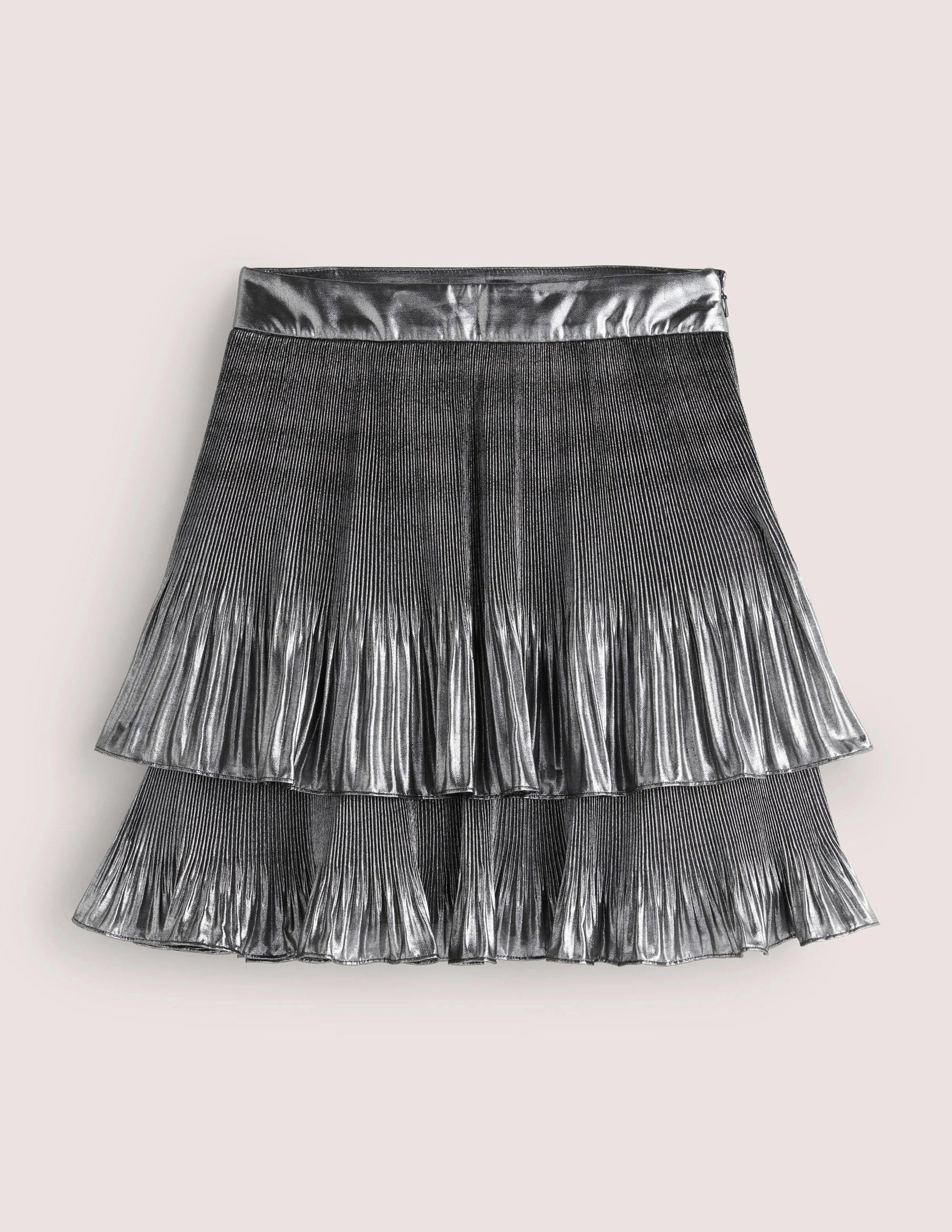 Plisse Mini Skirt-Party Metallic-5