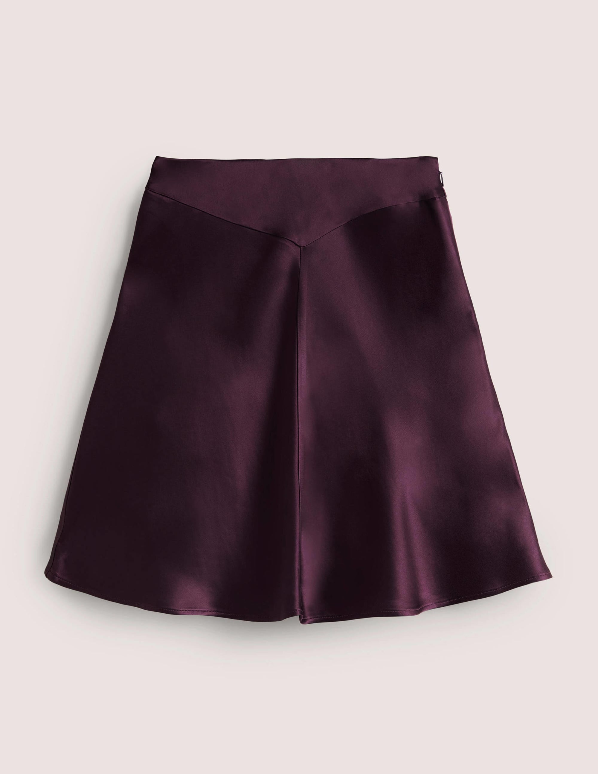 Purple Satin Bias-cut Mini Skirt-Fig - Image 6
