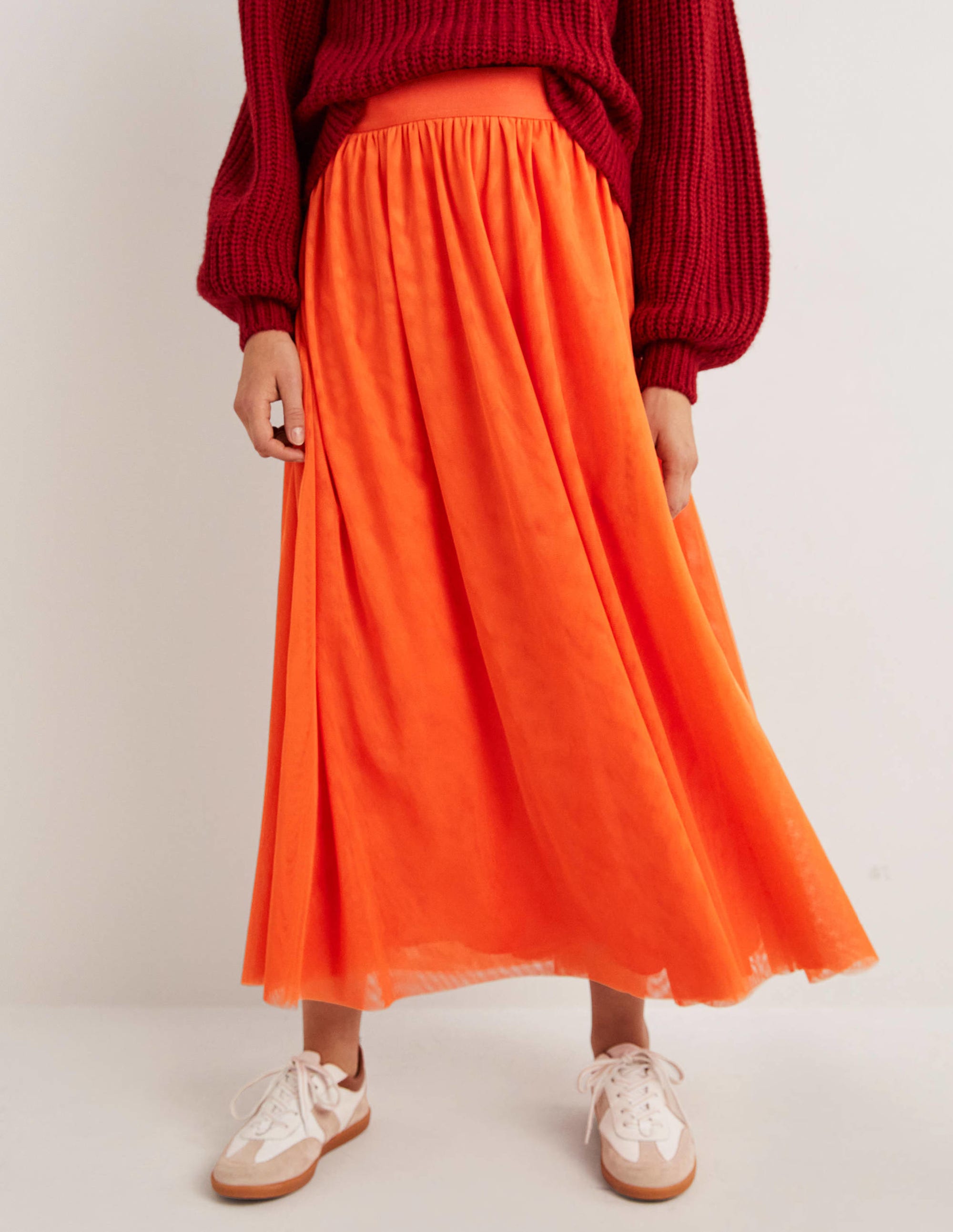 Tulle Full Midi Skirt-Tigerlily - Image 4