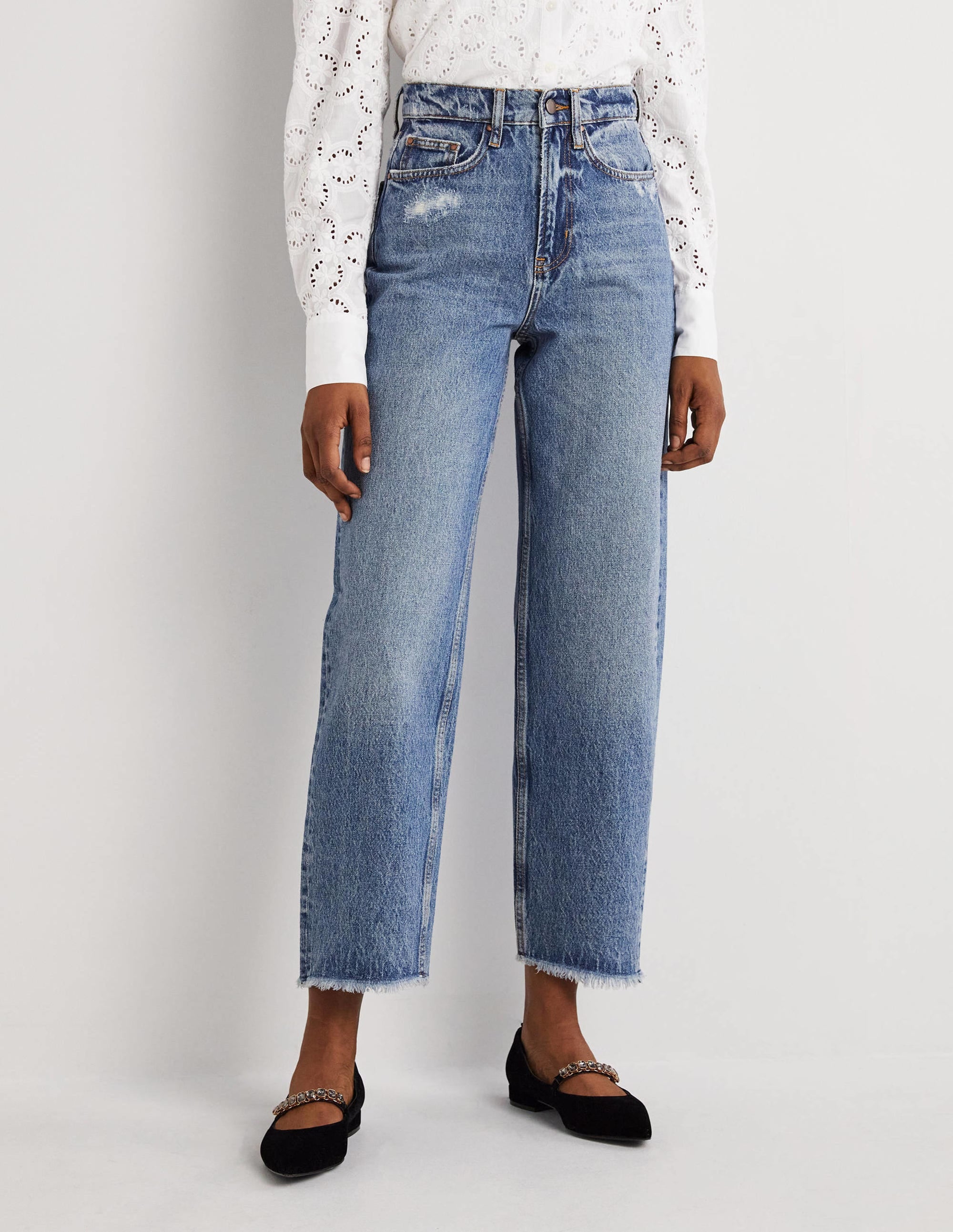 Rigid Straight Jeans-Mid Vintage - Image 3