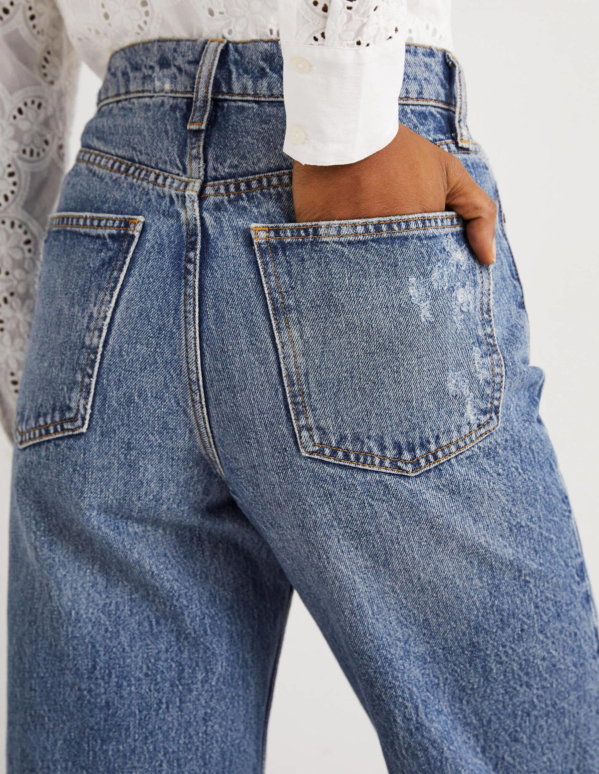 Rigid Straight Jeans-Mid Vintage - Image 5