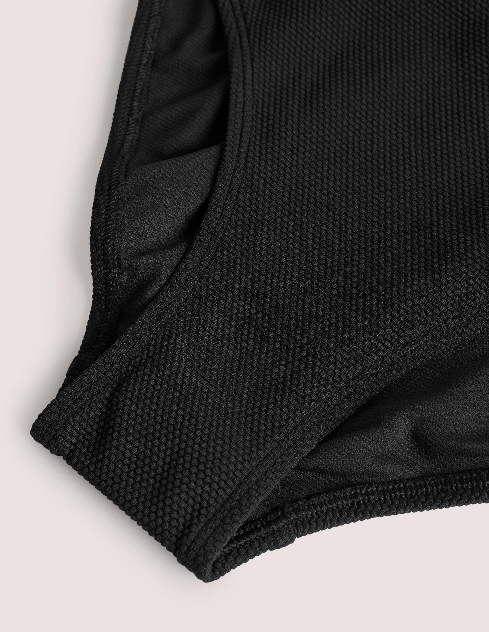 Classic Bikini Bottoms-Textured Black-6