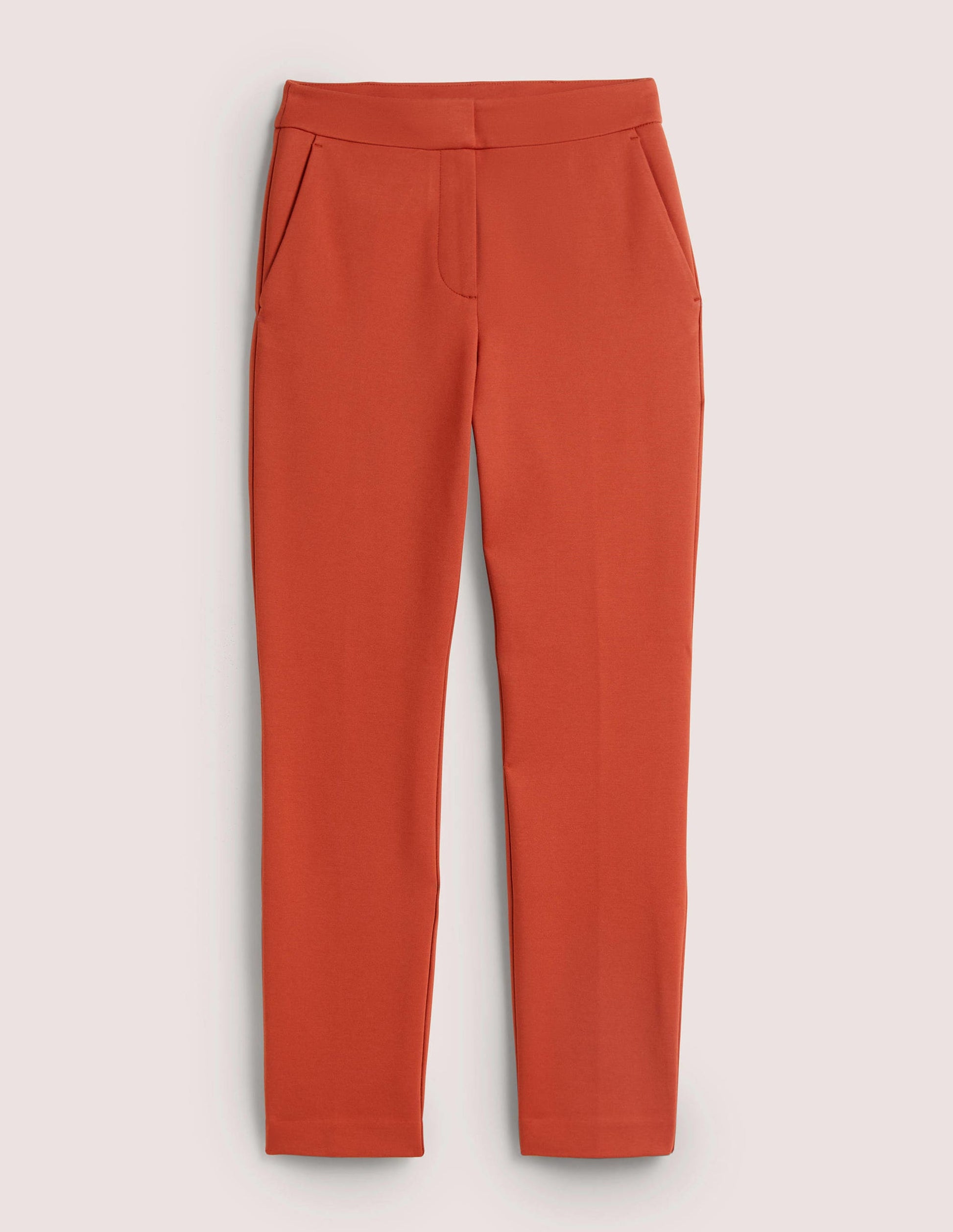 Hampshire 7/8 Ponte Trousers-Chilli Oil-5