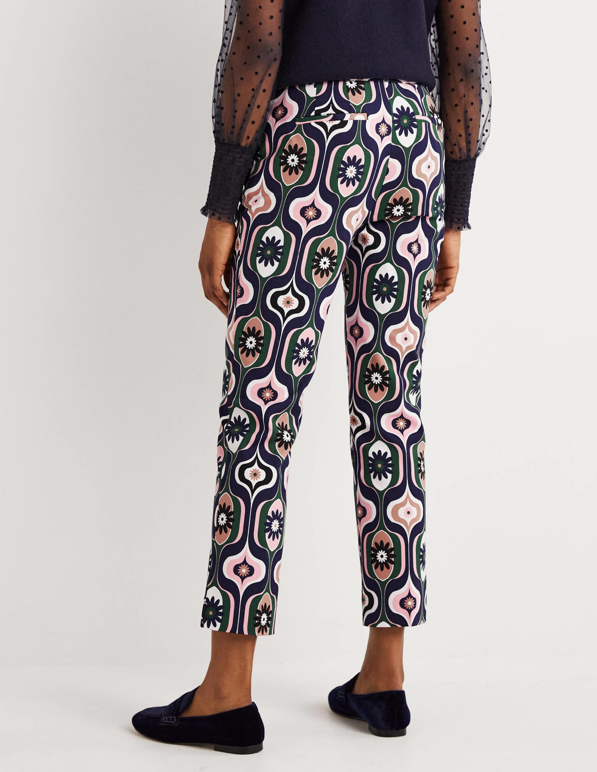 Richmond 7/8 Trouser-Multi, Geo Swirl - Image 3