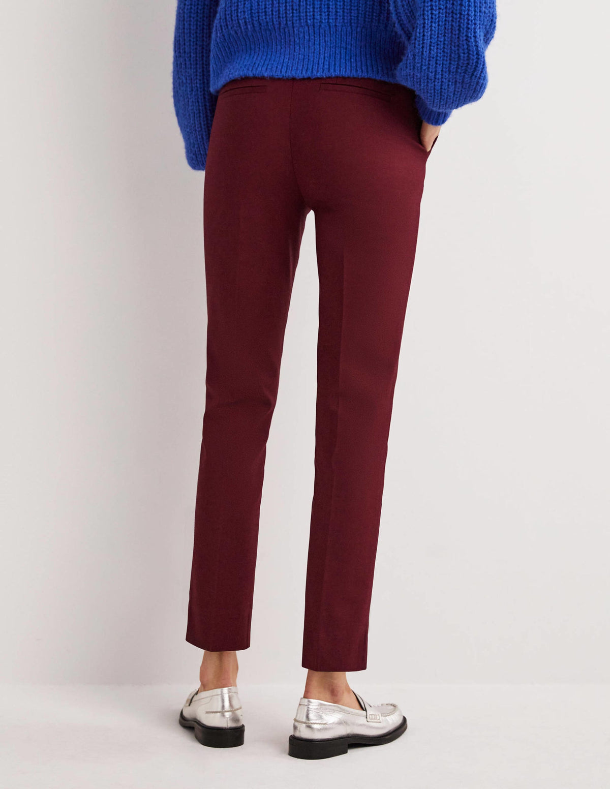 Richmond 7/8 Trouser-Mulled Wine-3