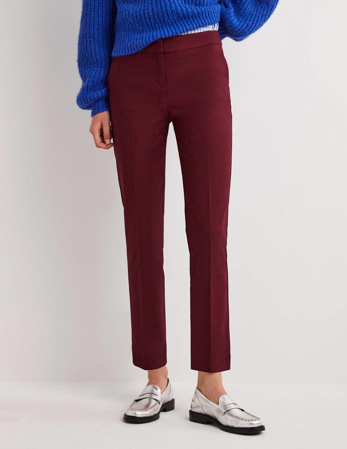 Richmond 7/8 Trouser-Mulled Wine-4