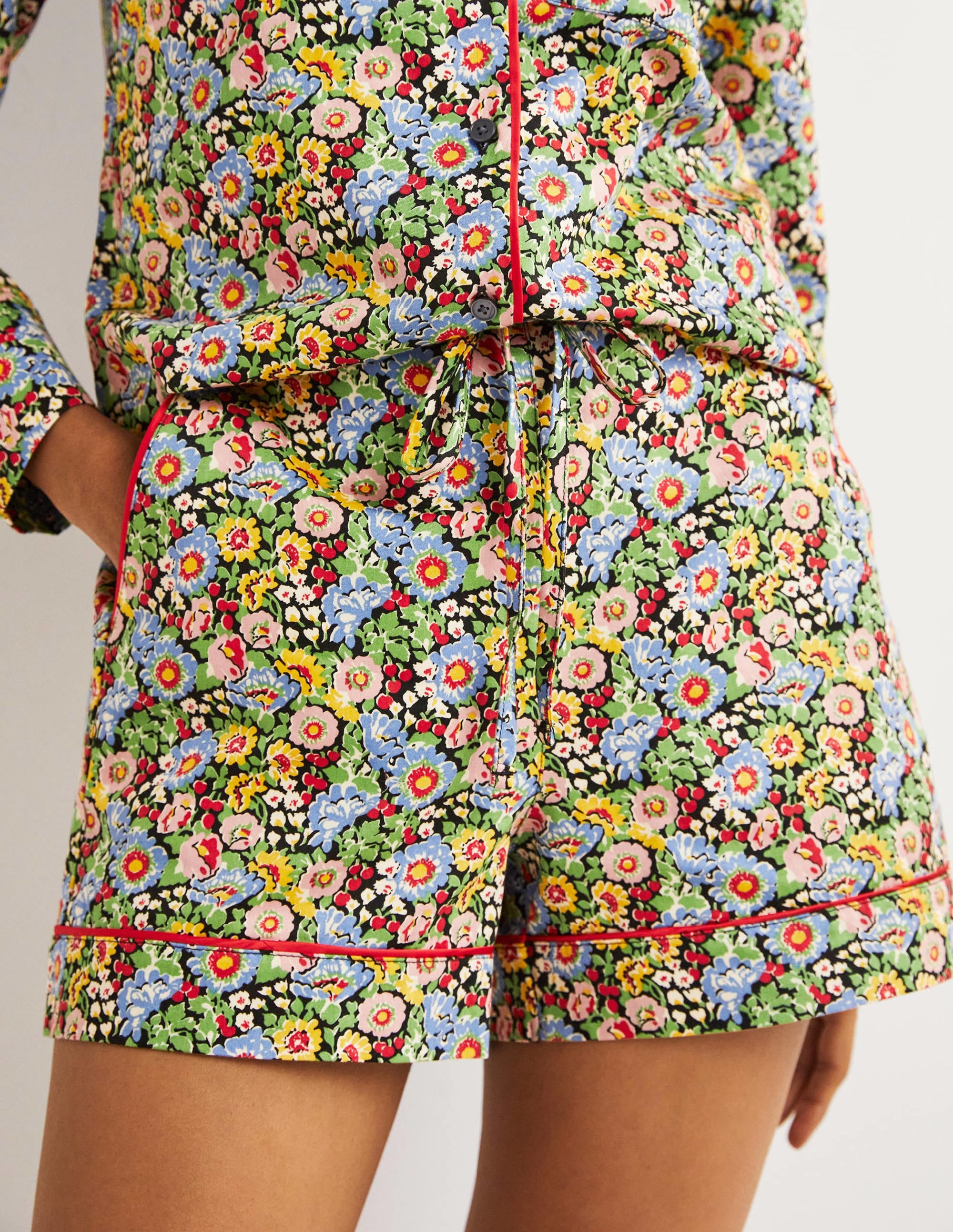 Easy Cotton Sleep Short-Multi, Flora Illusion - Image 4