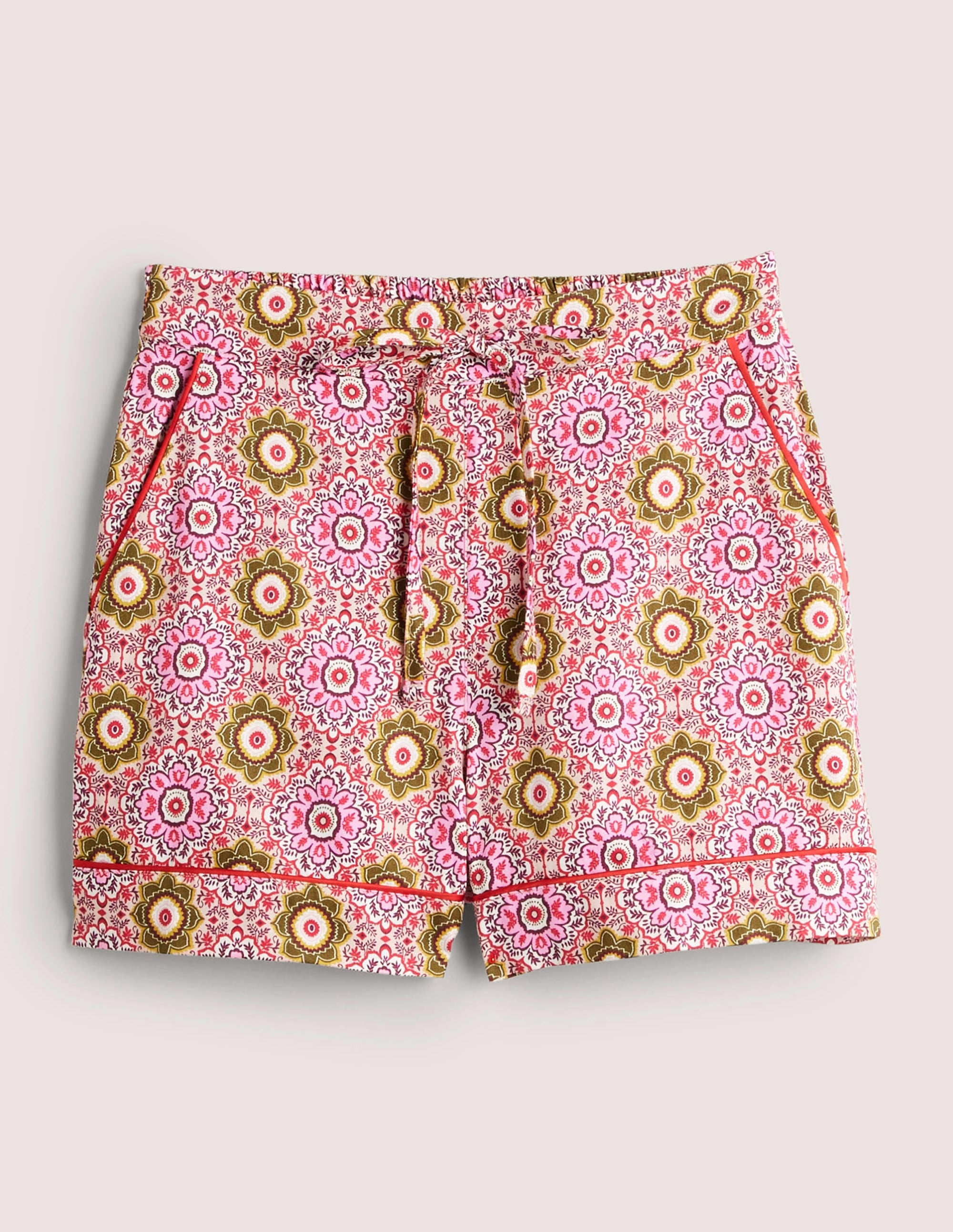 Easy Cotton Sleep Short-Milkshake, Paradise Garden - Image 5