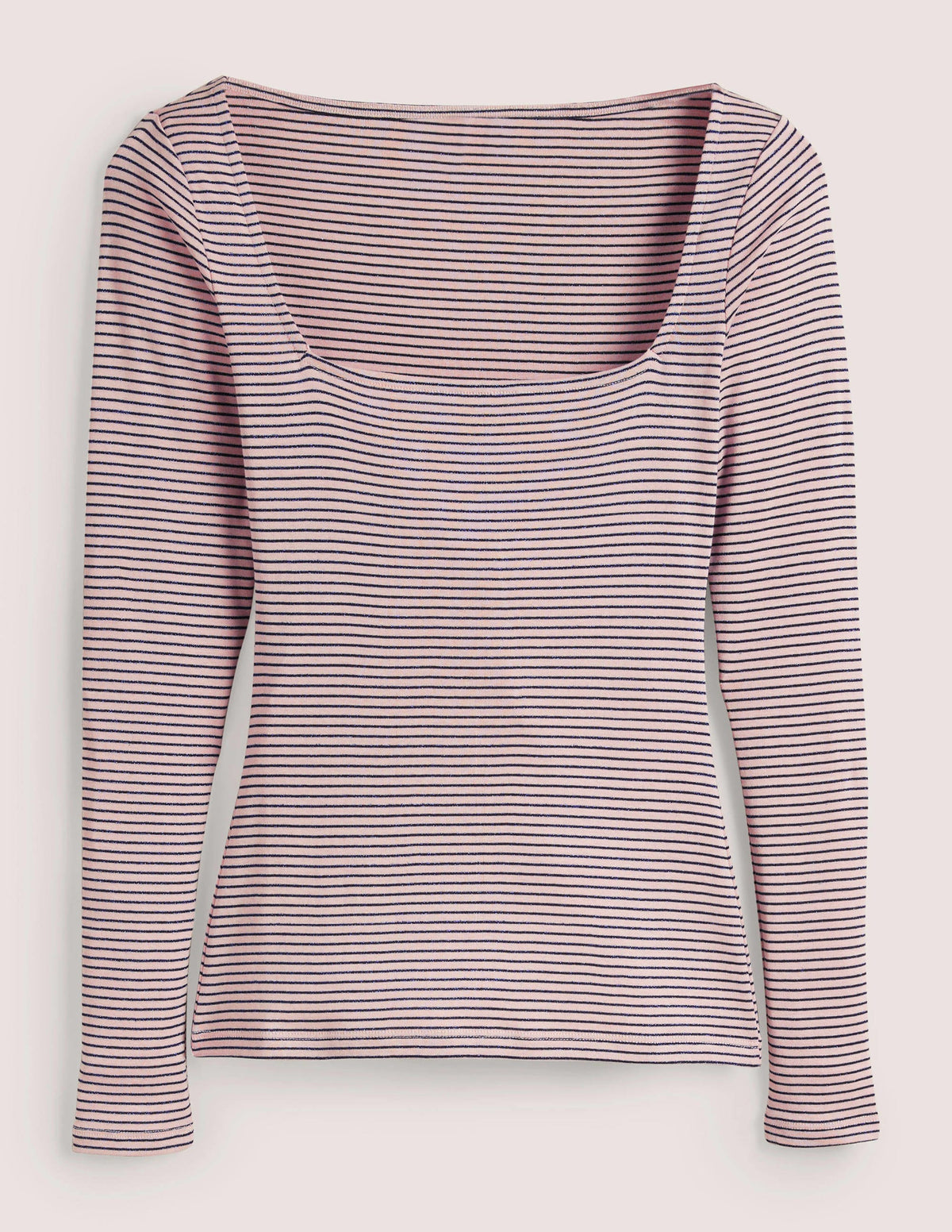 Metallic Stripe Top-Pink Frosting-5