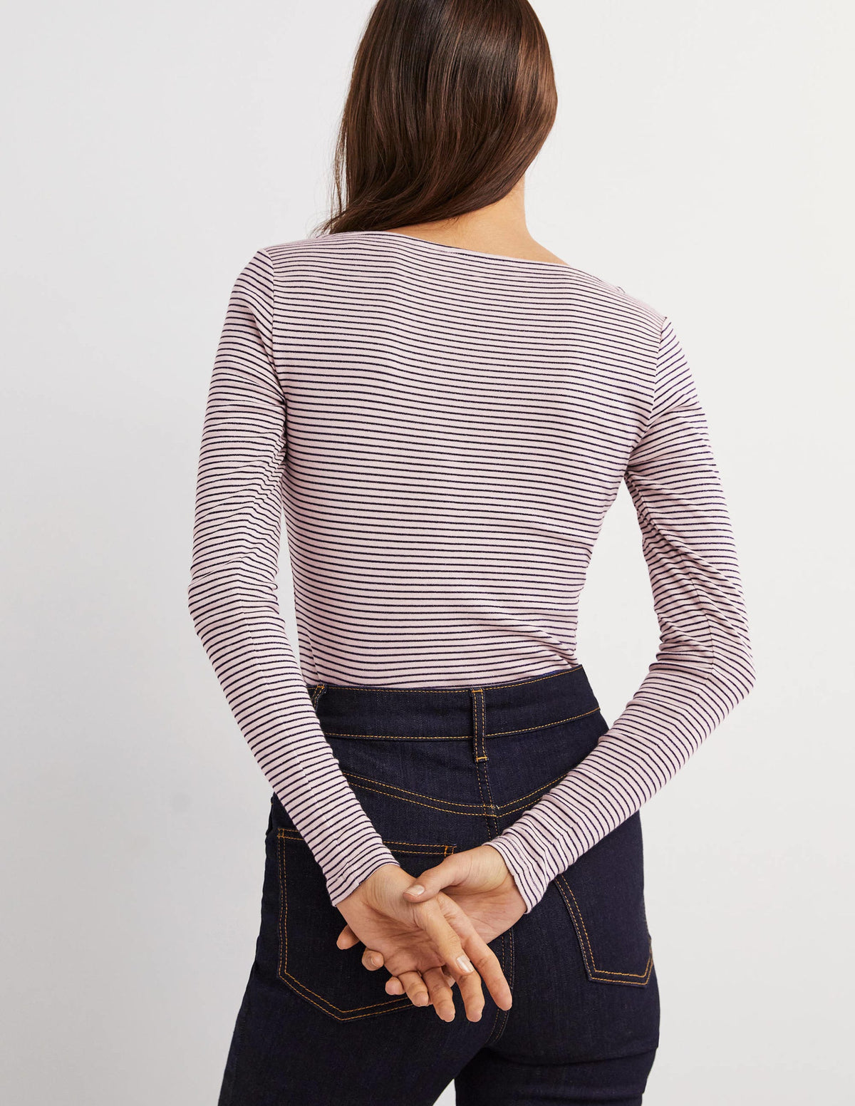 Metallic Stripe Top-Pink Frosting-3