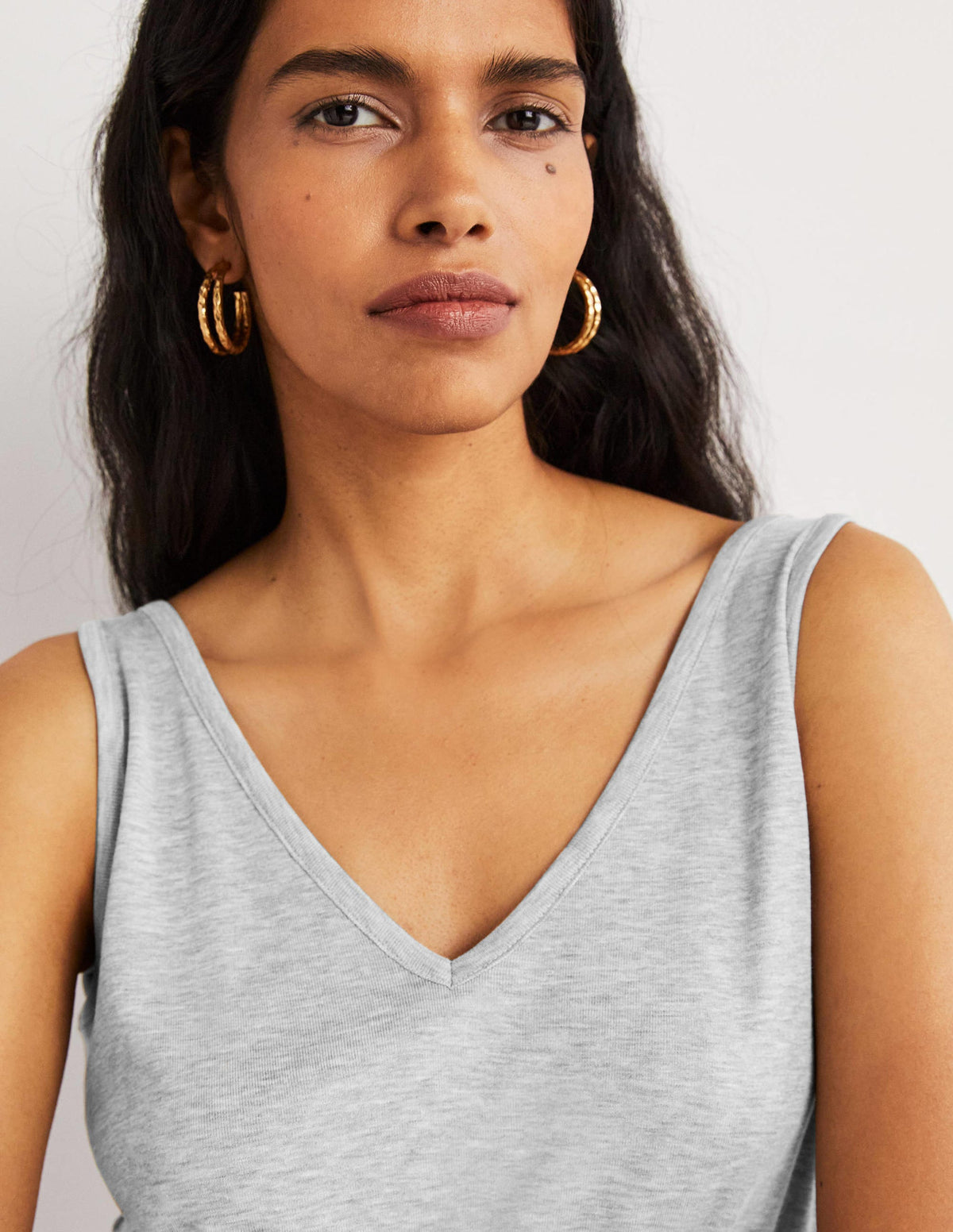 Soft Touch Vest-Grey Marl - Image 2