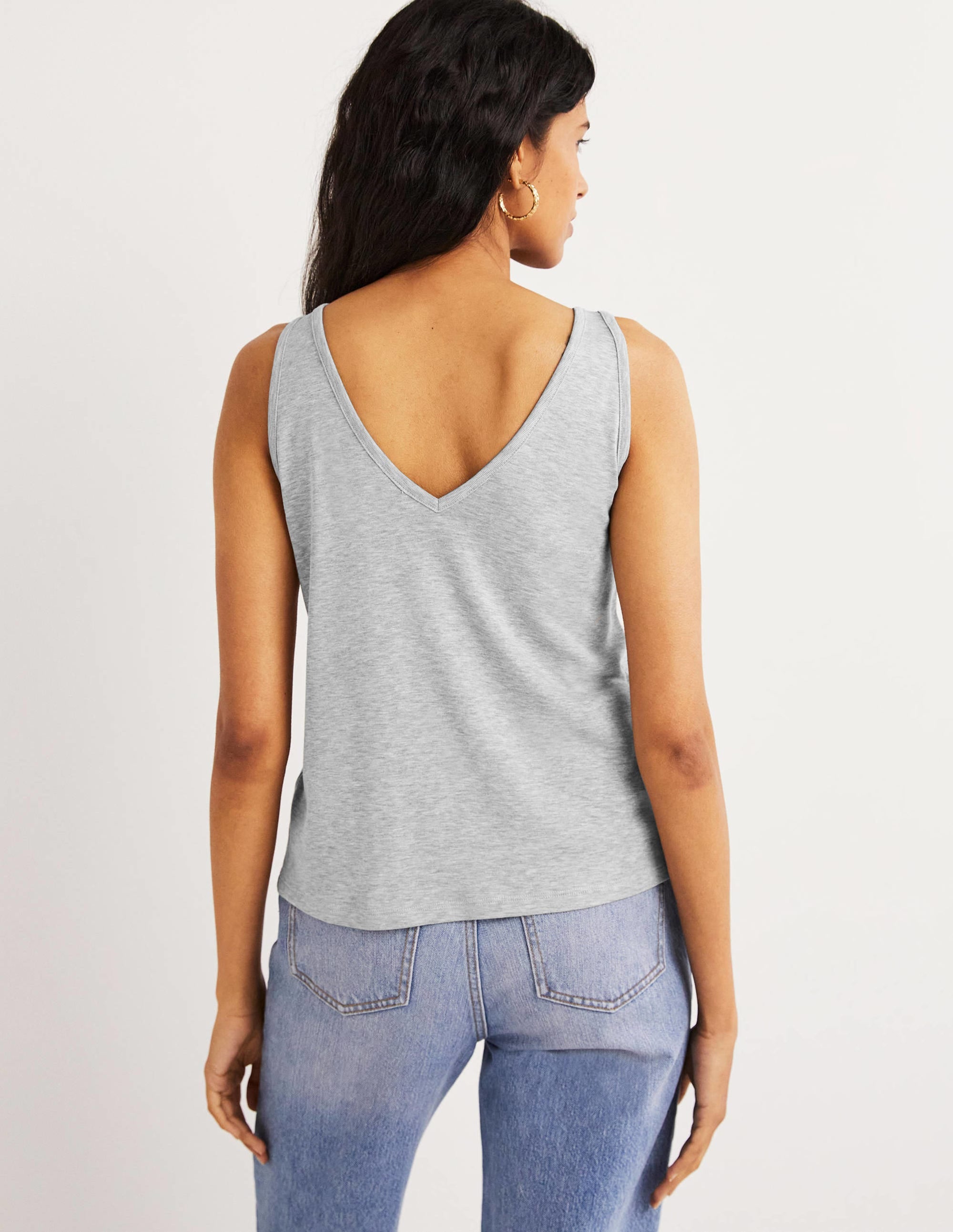 Soft Touch Vest-Grey Marl - Image 3
