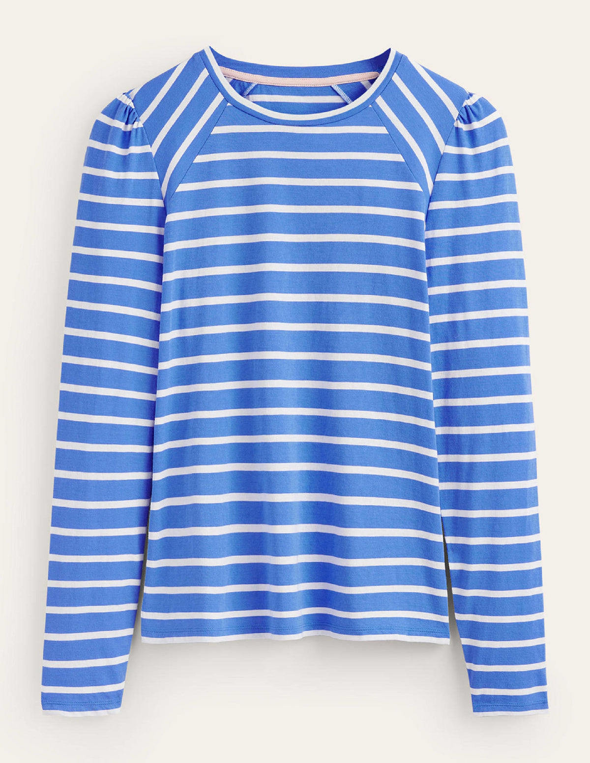 Arabella Stripe T-Shirt-Marina, Ivory - Image 5