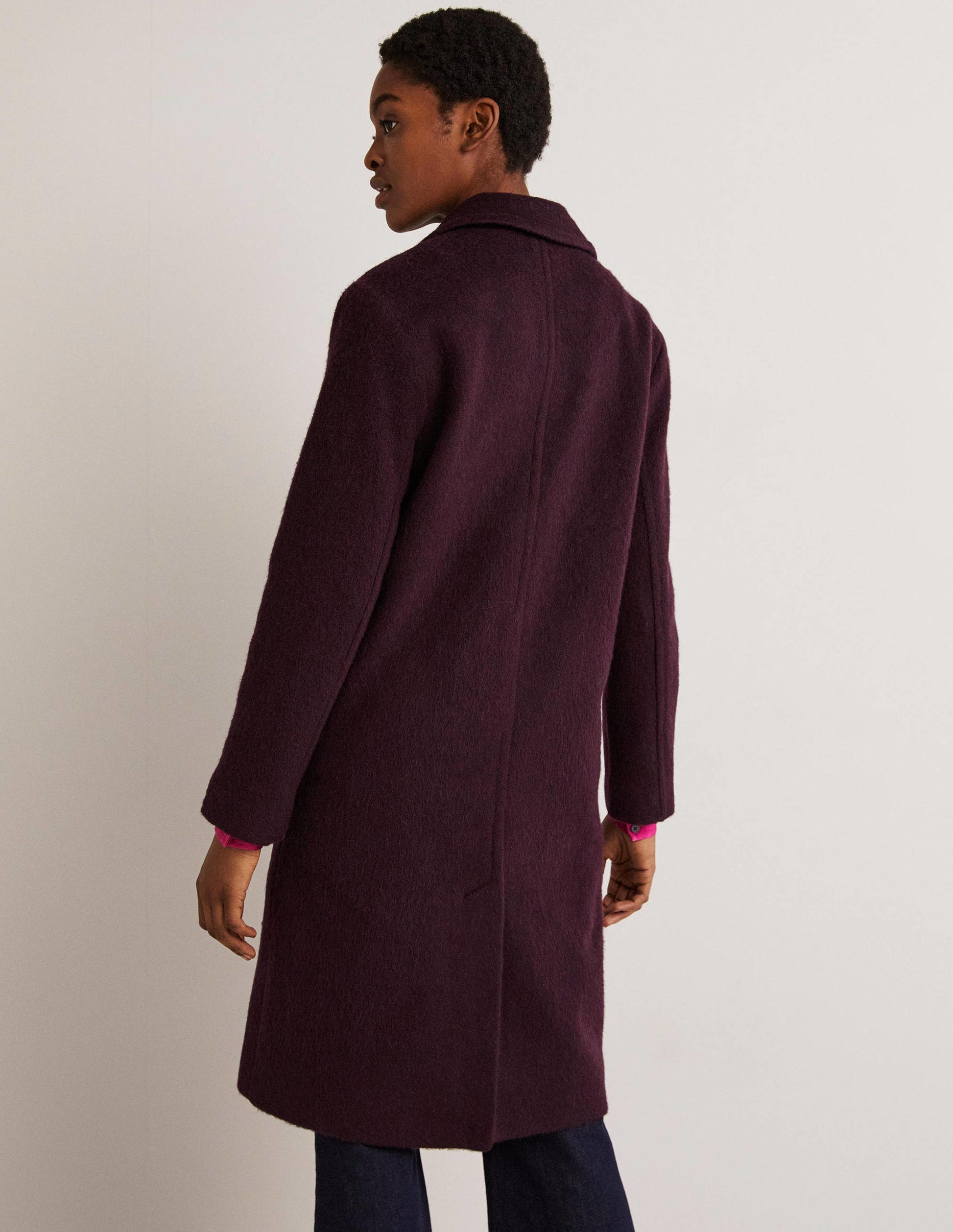 Wool Blend Collared Coat-Fig-3