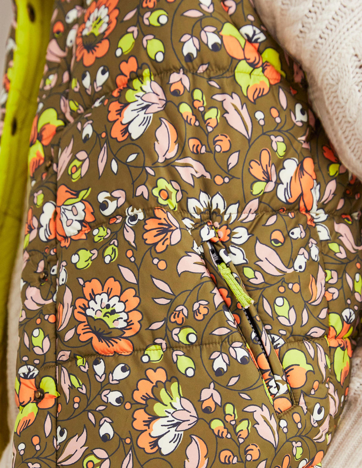 Reversible Gilet-Basil, Botanic Meadow - Image 2