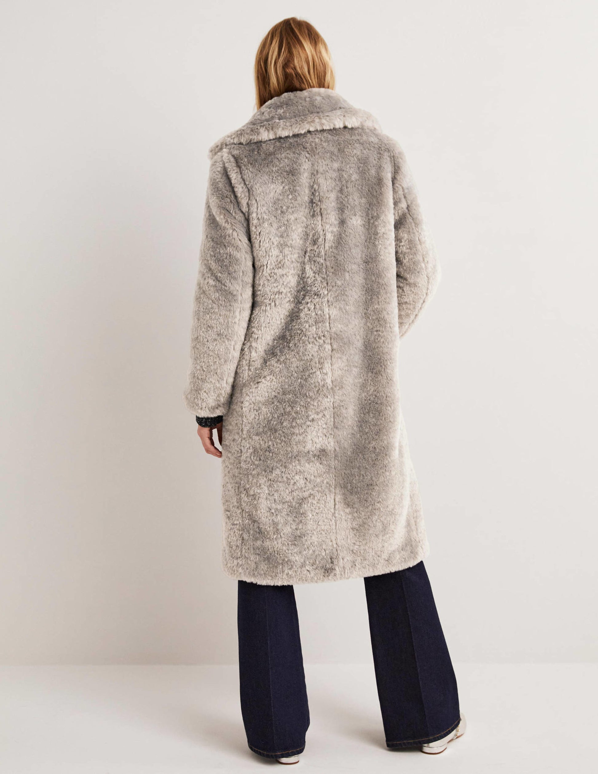 Longline Teddy Coat-Charcoal-3