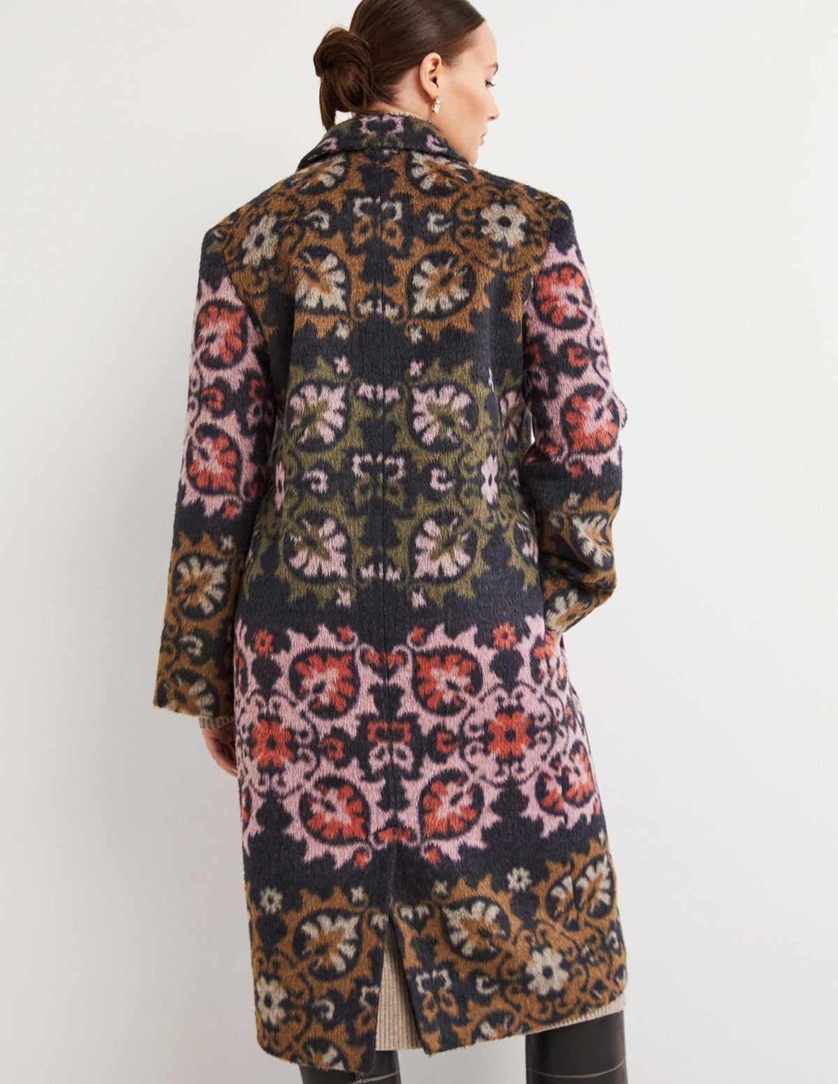 Textured Wool Coat-Wow Jacquard - Image 3