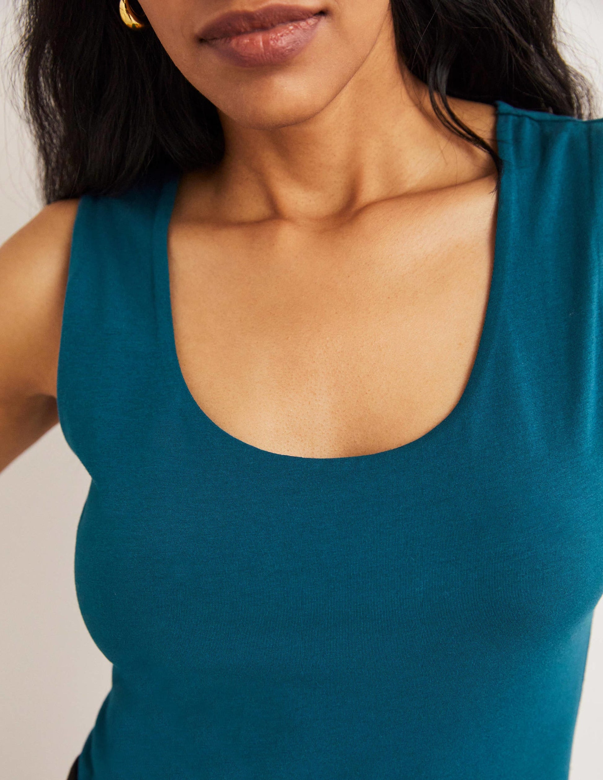 Double Layer Front Vest-Baltic Blue-3