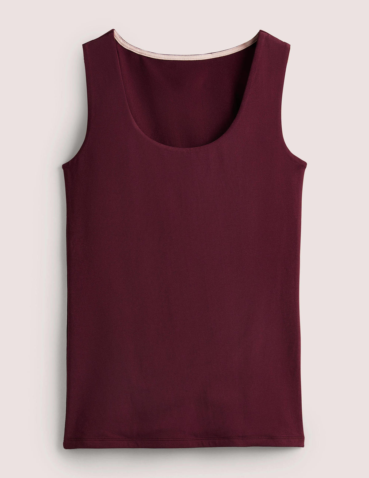 Double Layer Front Vest-Mulled Wine Purple-5