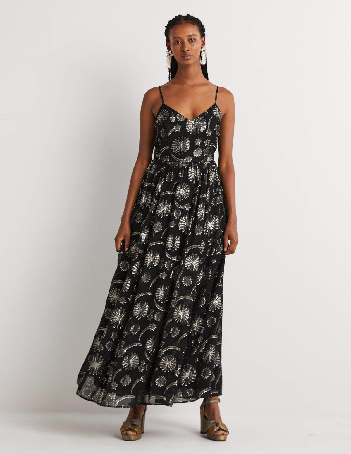 Cami Party Dress-Firework Jacquard - Image 1