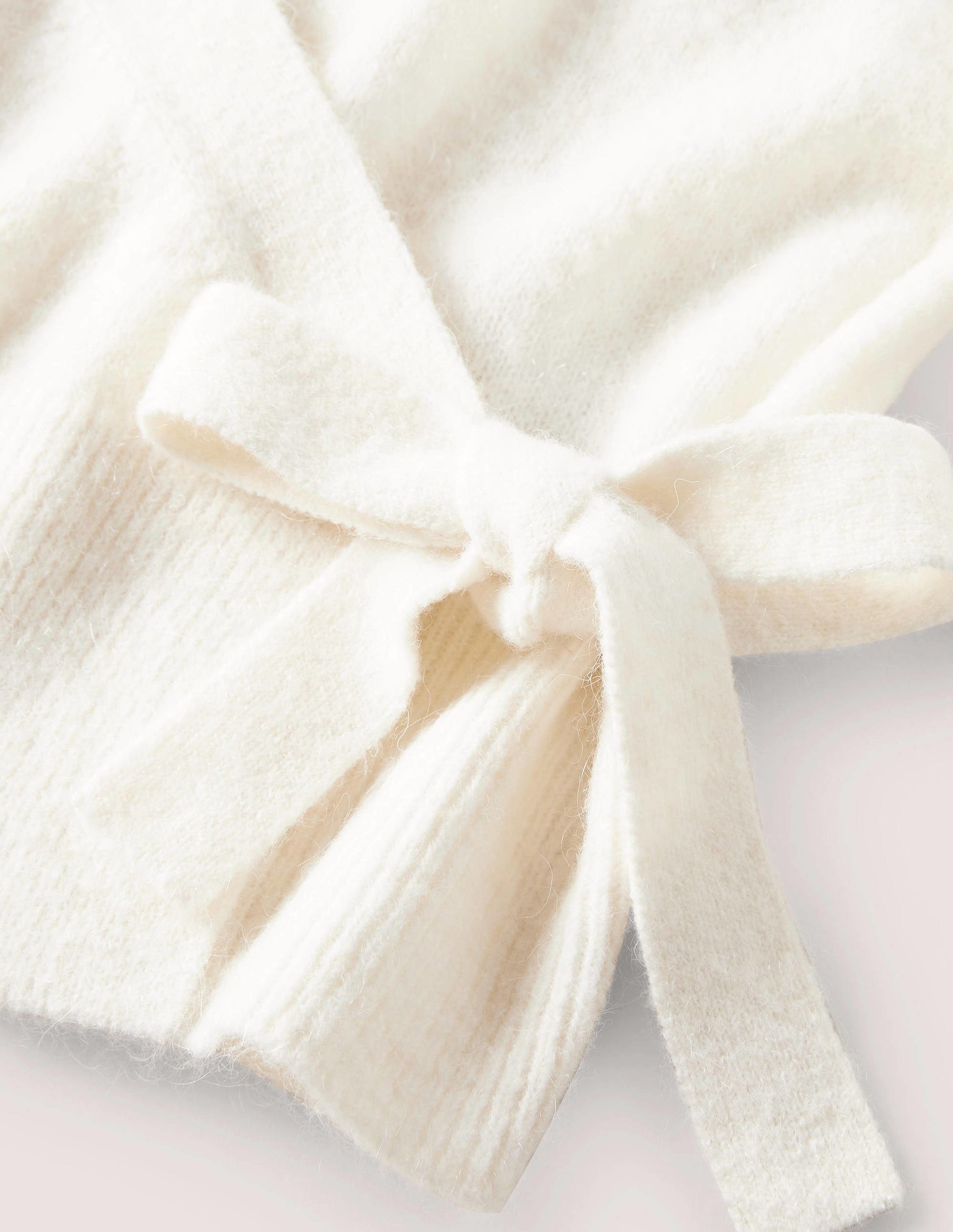 Fluffy Wrap Cardigan-Warm Ivory-7