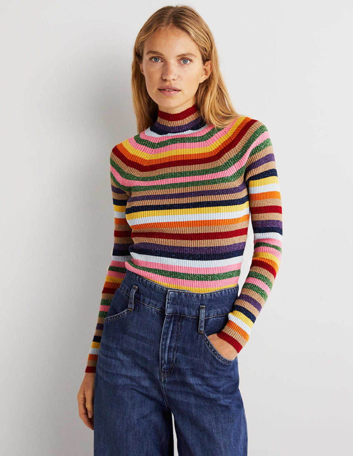 Matilda Sparkle Jumper-Sparkle Multi Stripe-1
