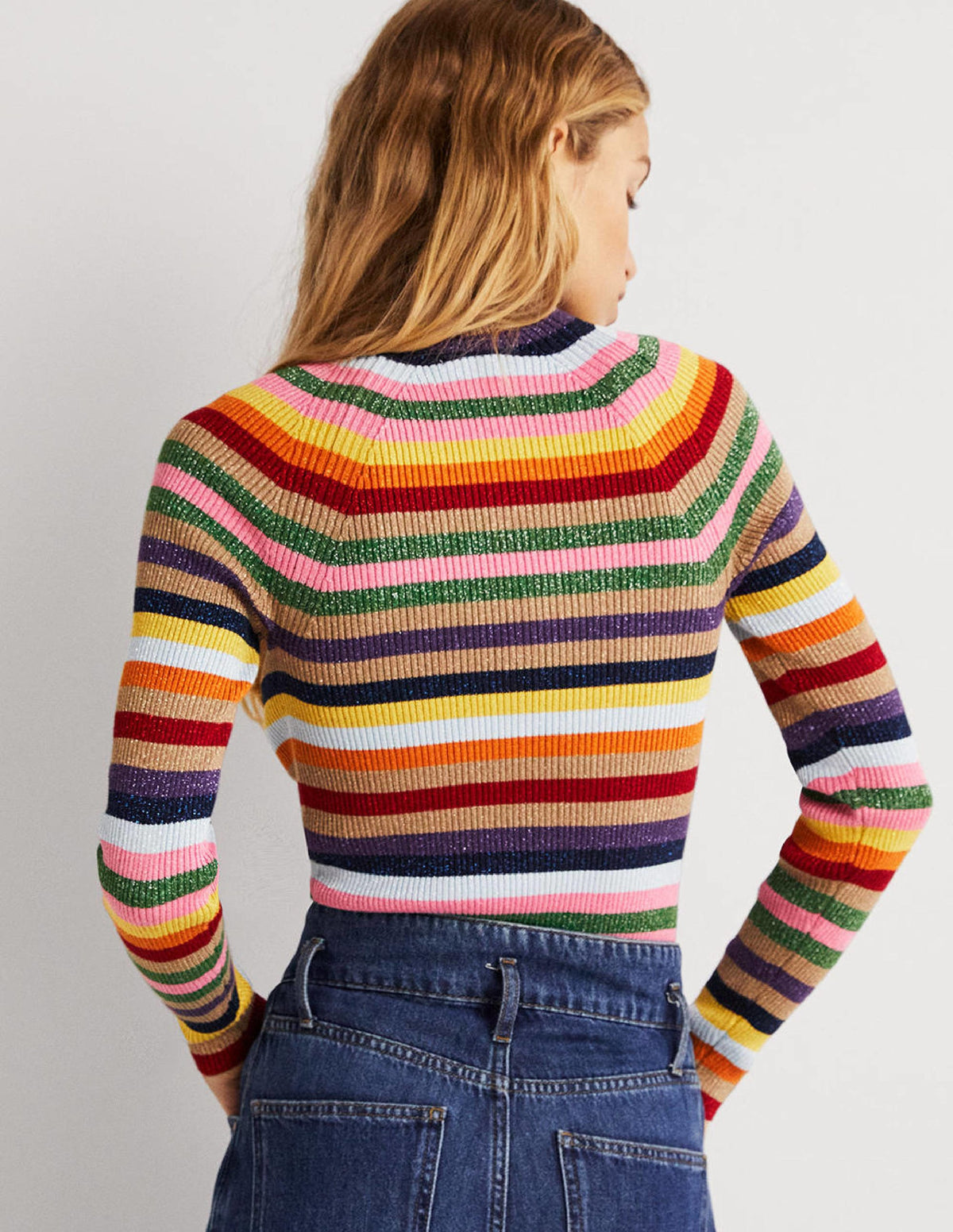 Matilda Sparkle Jumper-Sparkle Multi Stripe - Image 3