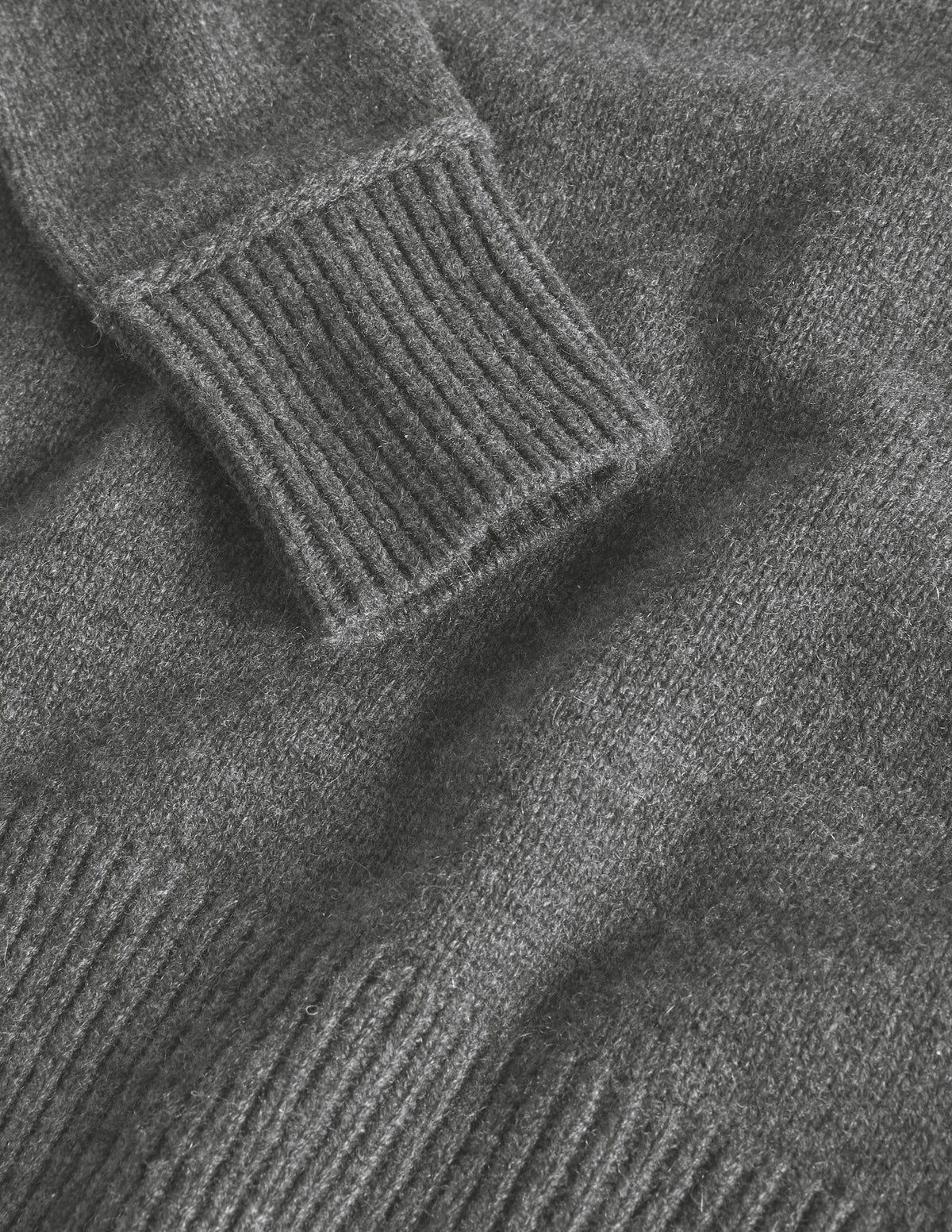 Lofty Cashmere Jumper-Charcoal Melange-7