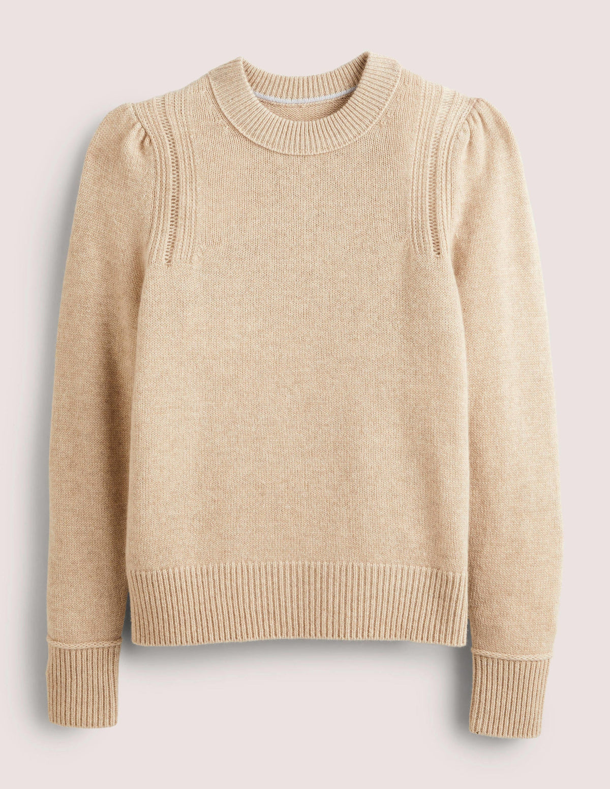 Lofty Cashmere Jumper-Chinchilla Melange - Image 6