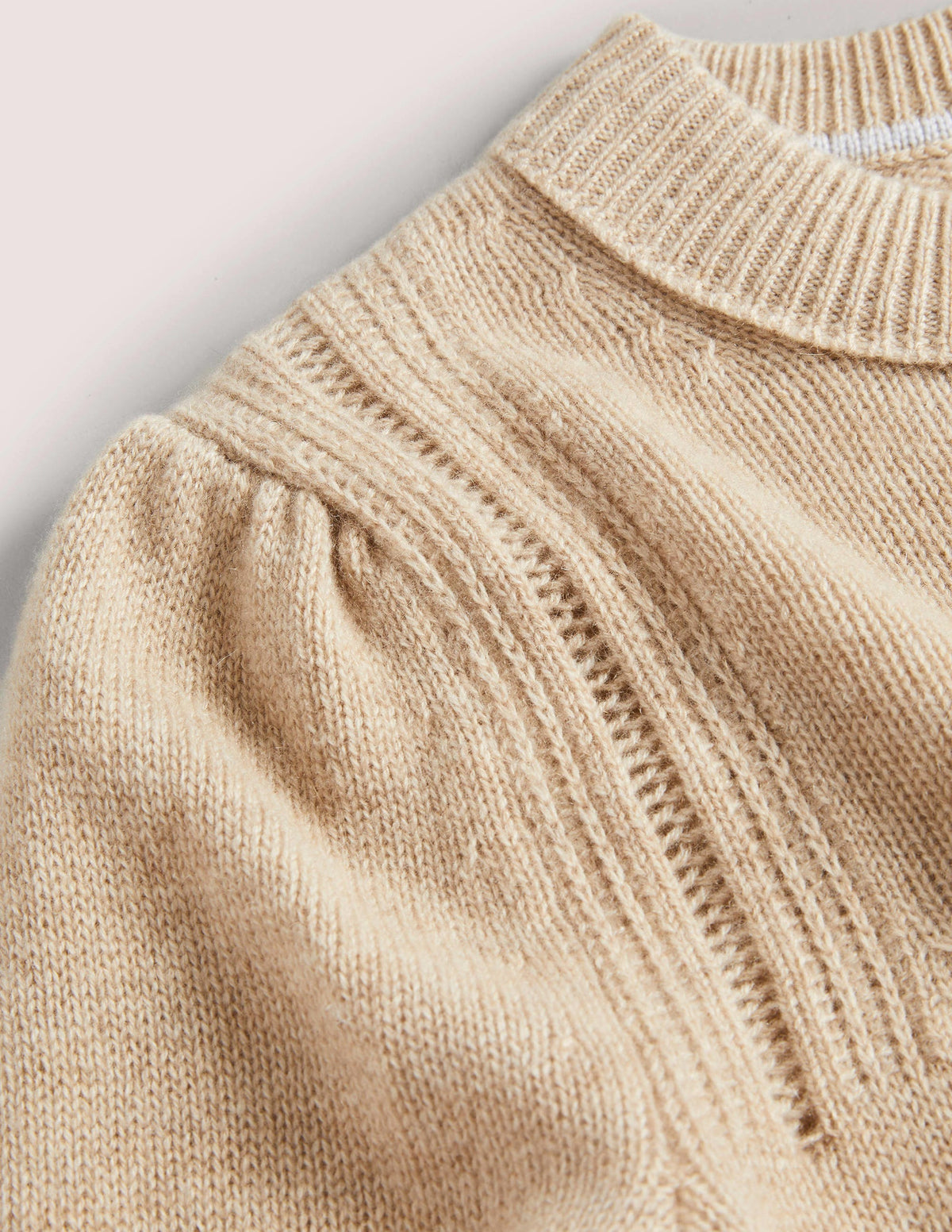 Lofty Cashmere Jumper-Chinchilla Melange-7