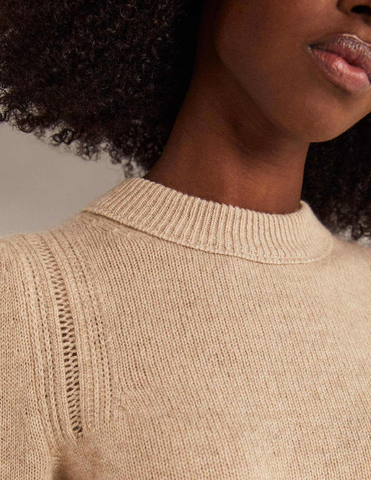 Lofty Cashmere Jumper-Chinchilla Melange-2