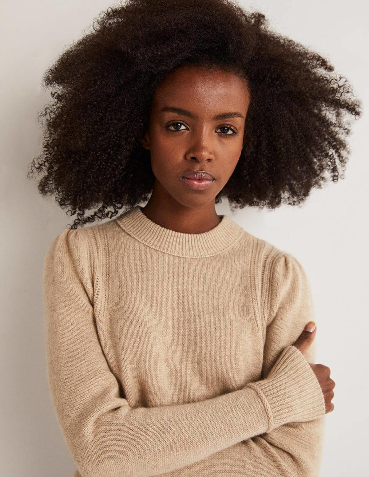 Lofty Cashmere Jumper-Chinchilla Melange-4