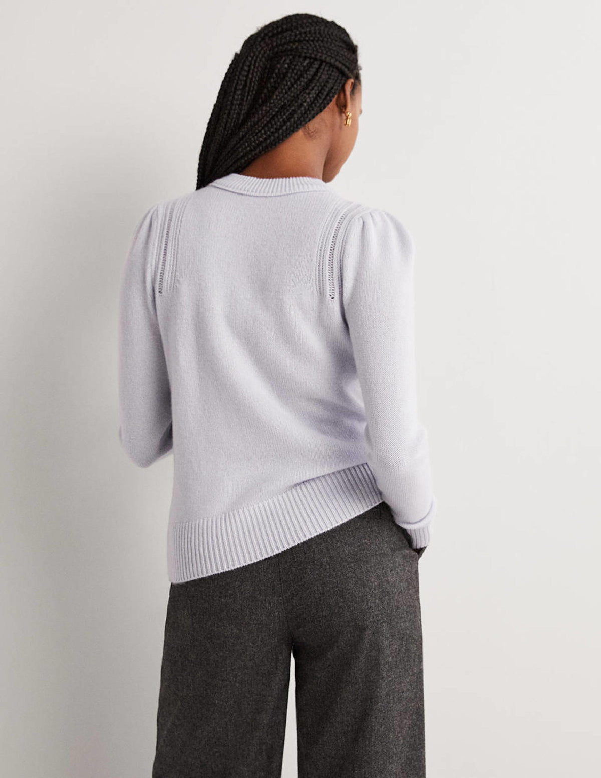 Lofty Cashmere Jumper-Skylight Blue - Image 3