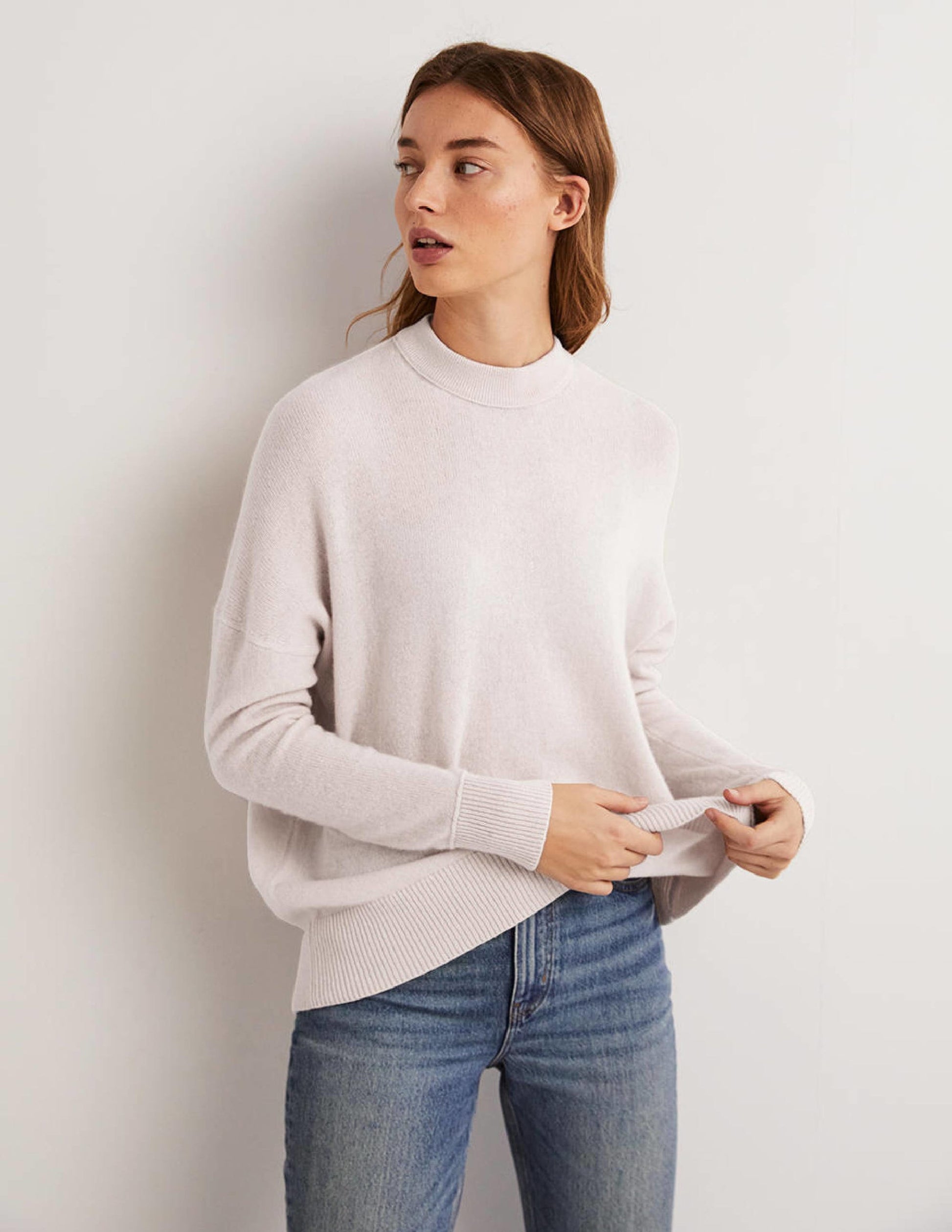 Cashmere Boyfriend Crew Jumper-Rope-4