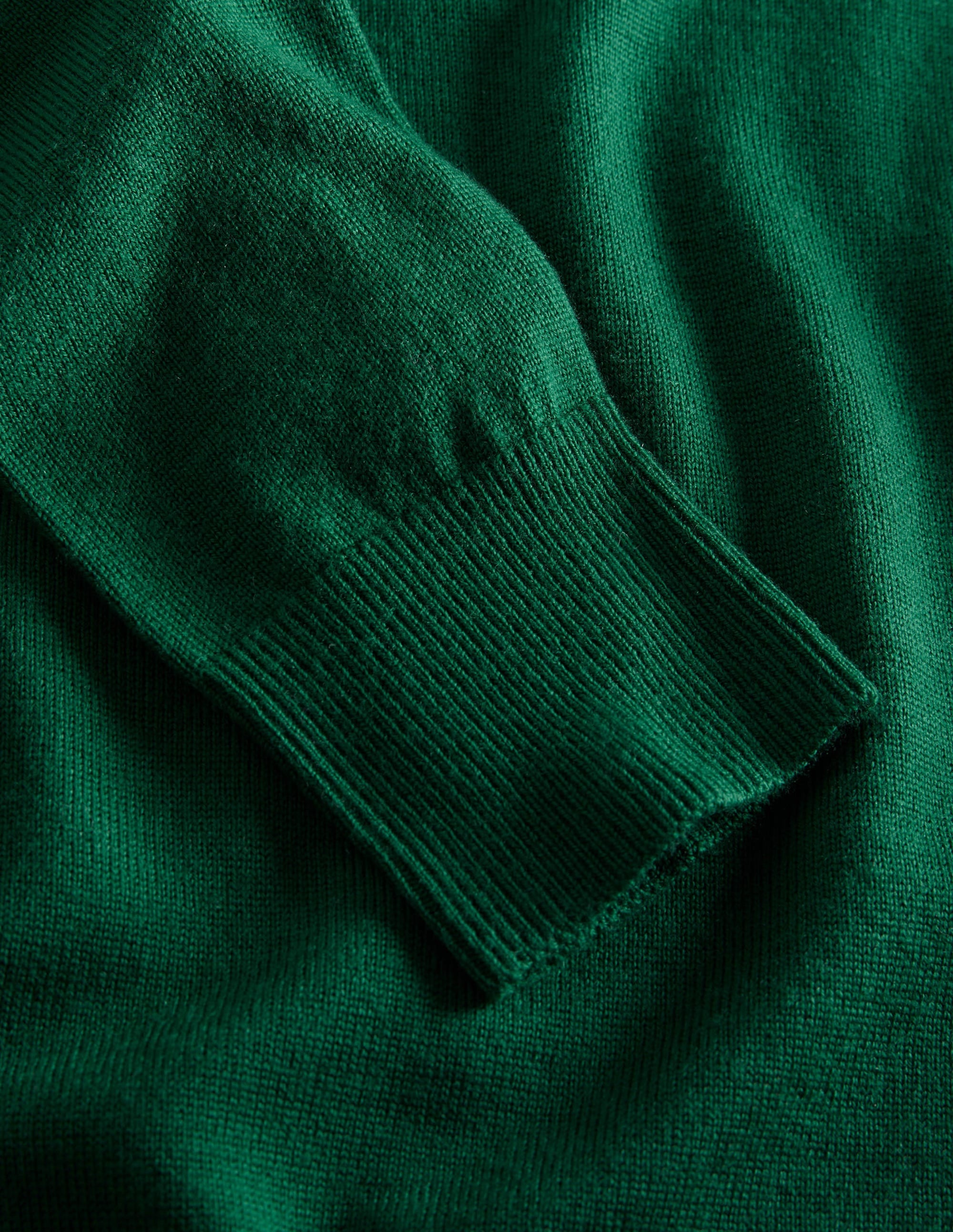 Merino Roll Neck-Trekking Green - Image 8