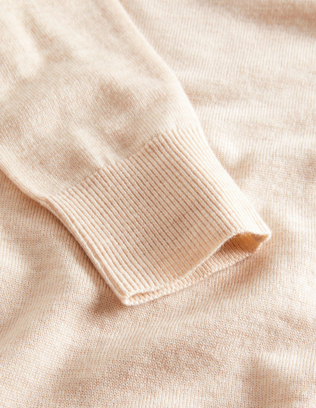Merino Roll Neck-Oatmeal Melange - Image 7