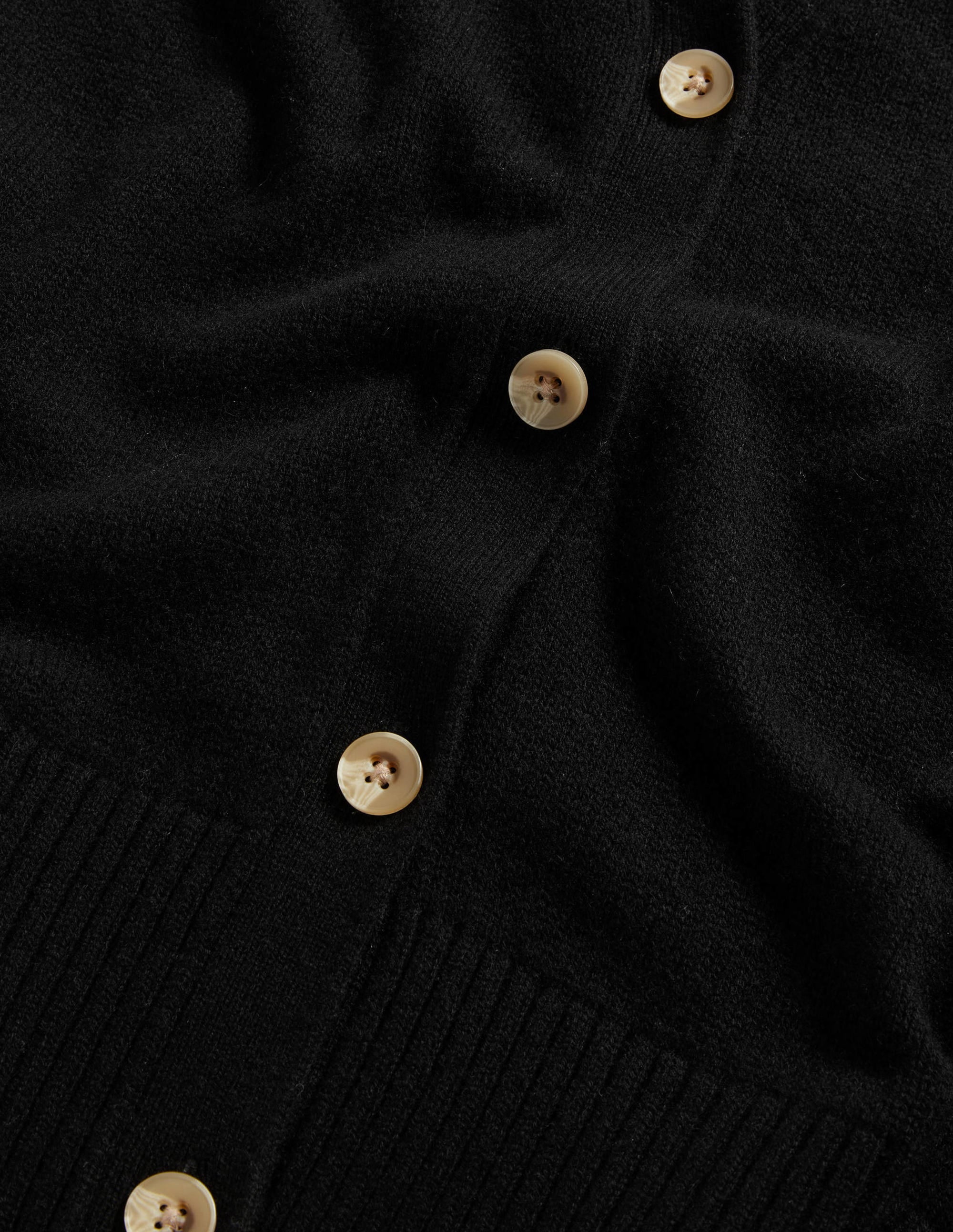Long Cashmere Cardigan-Black - Image 6