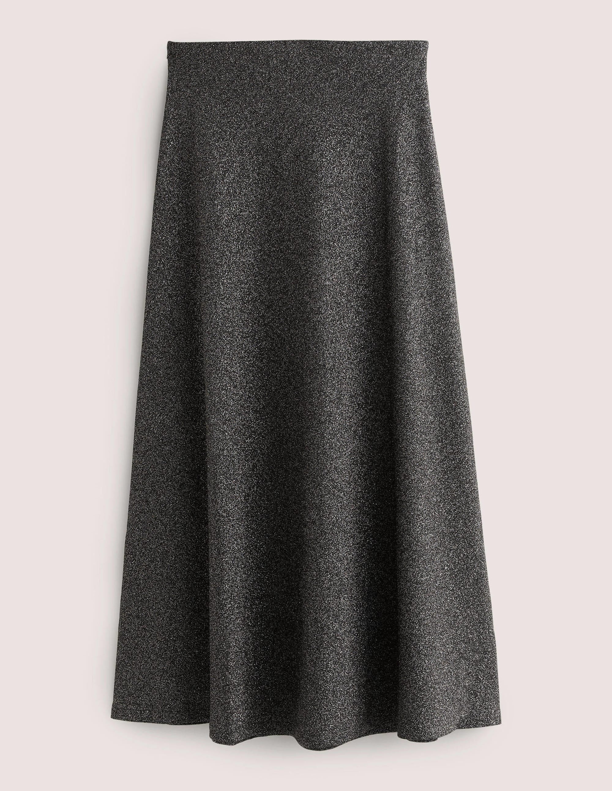 Metallic Party Midi Skirt-Black Sparkle - Image 5