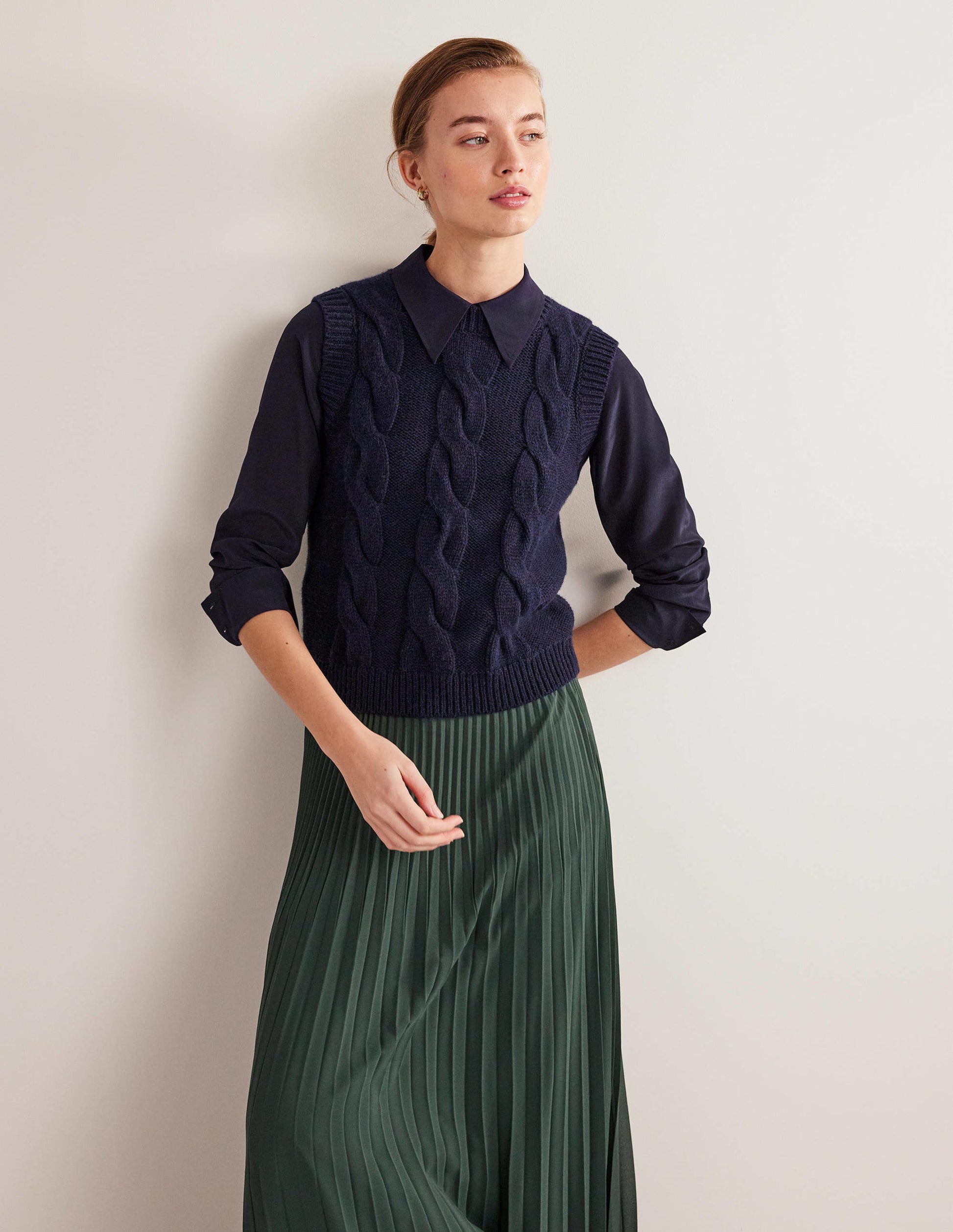 Silk Shirt-Navy-5